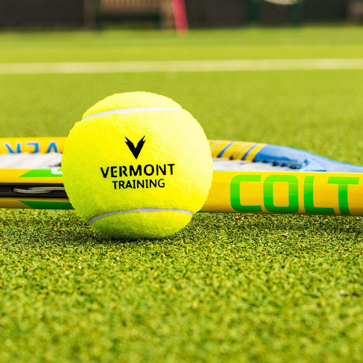 Vermont Balles d’Entraînement de Tennis Lot de 60 Recharge Seau