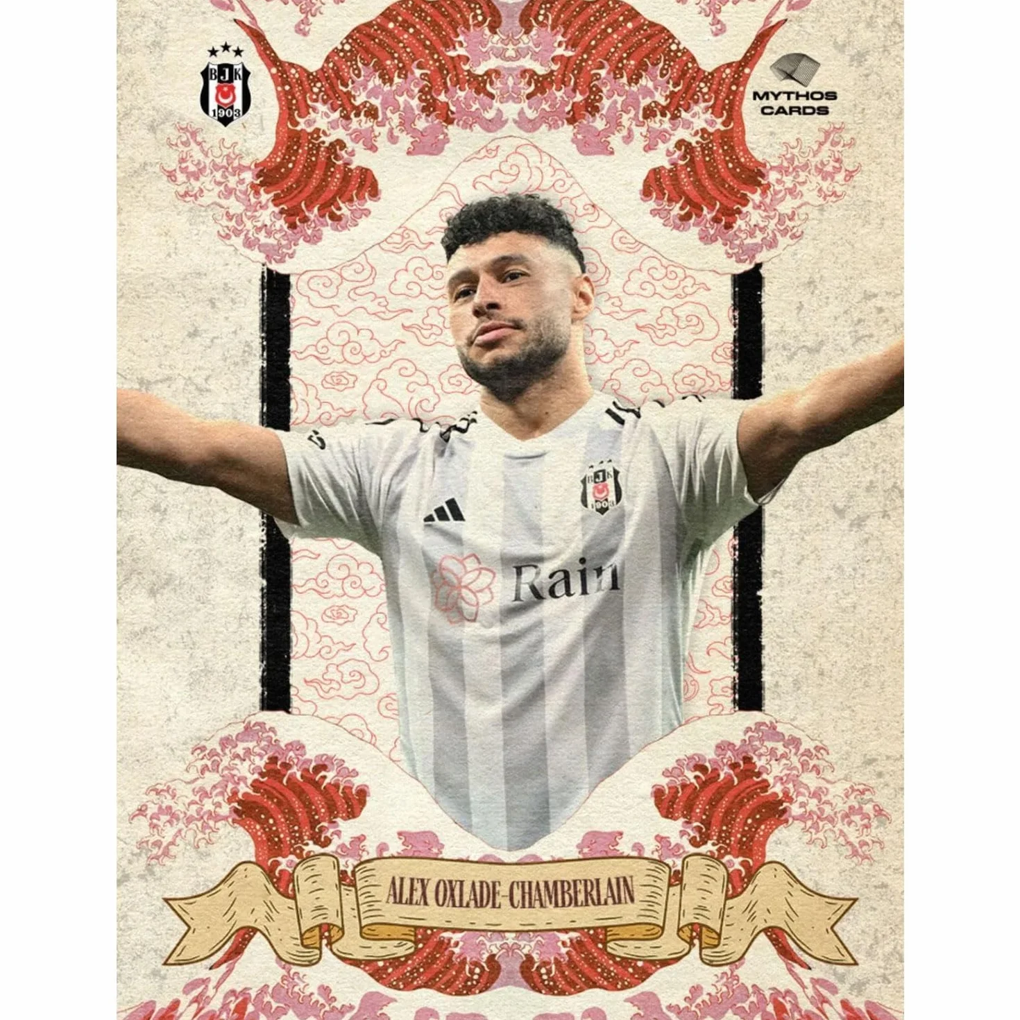 Beşiktaş Mythos Cartes à Collectionner 2023/24 Lot de 25 Cartes Métal avec 2 Cartes Numérotées Licence Officielle