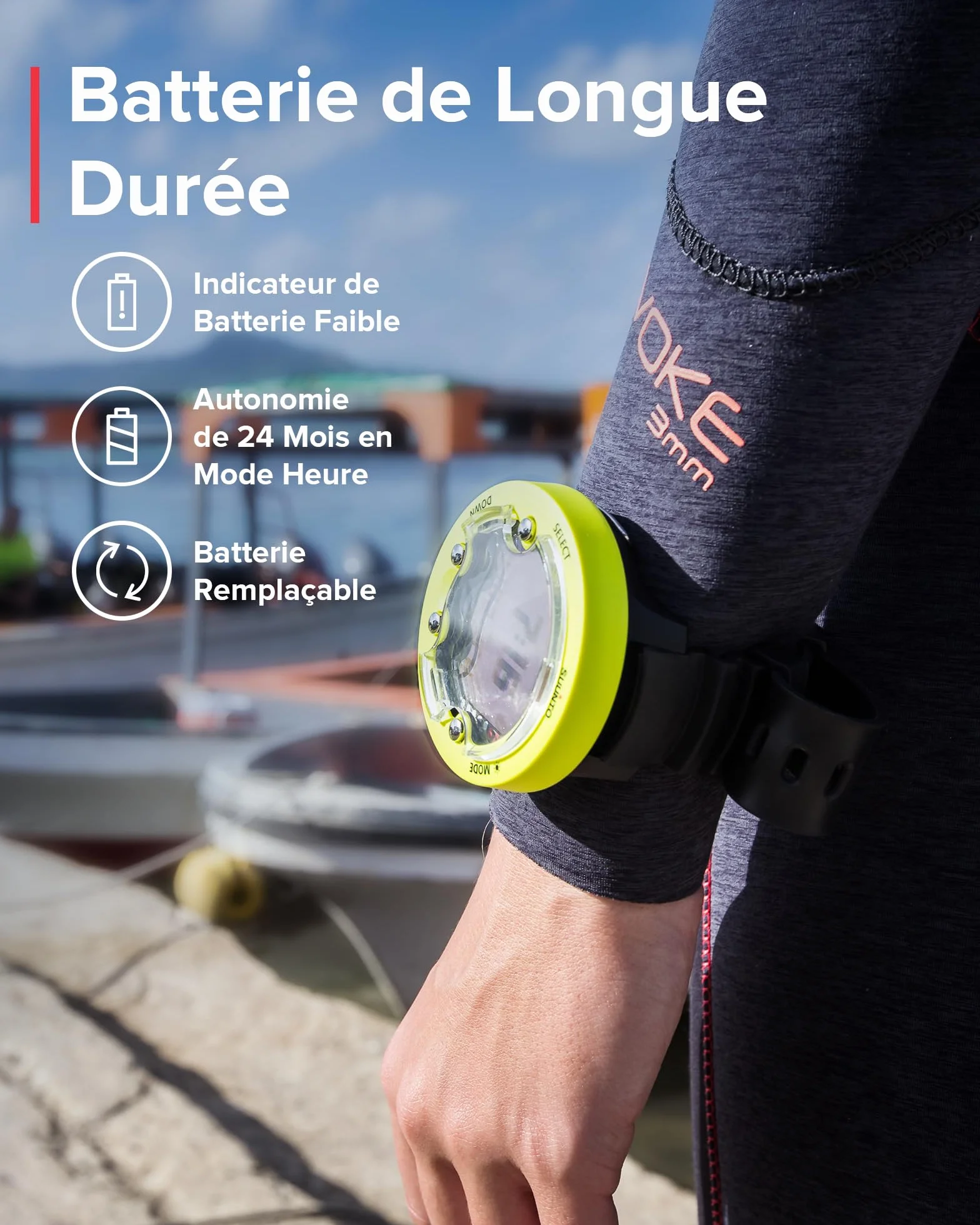 SUUNTO Zoop Novo Montre de Plongée Numérique Étanche 80 m Ordinateur sous-Marine