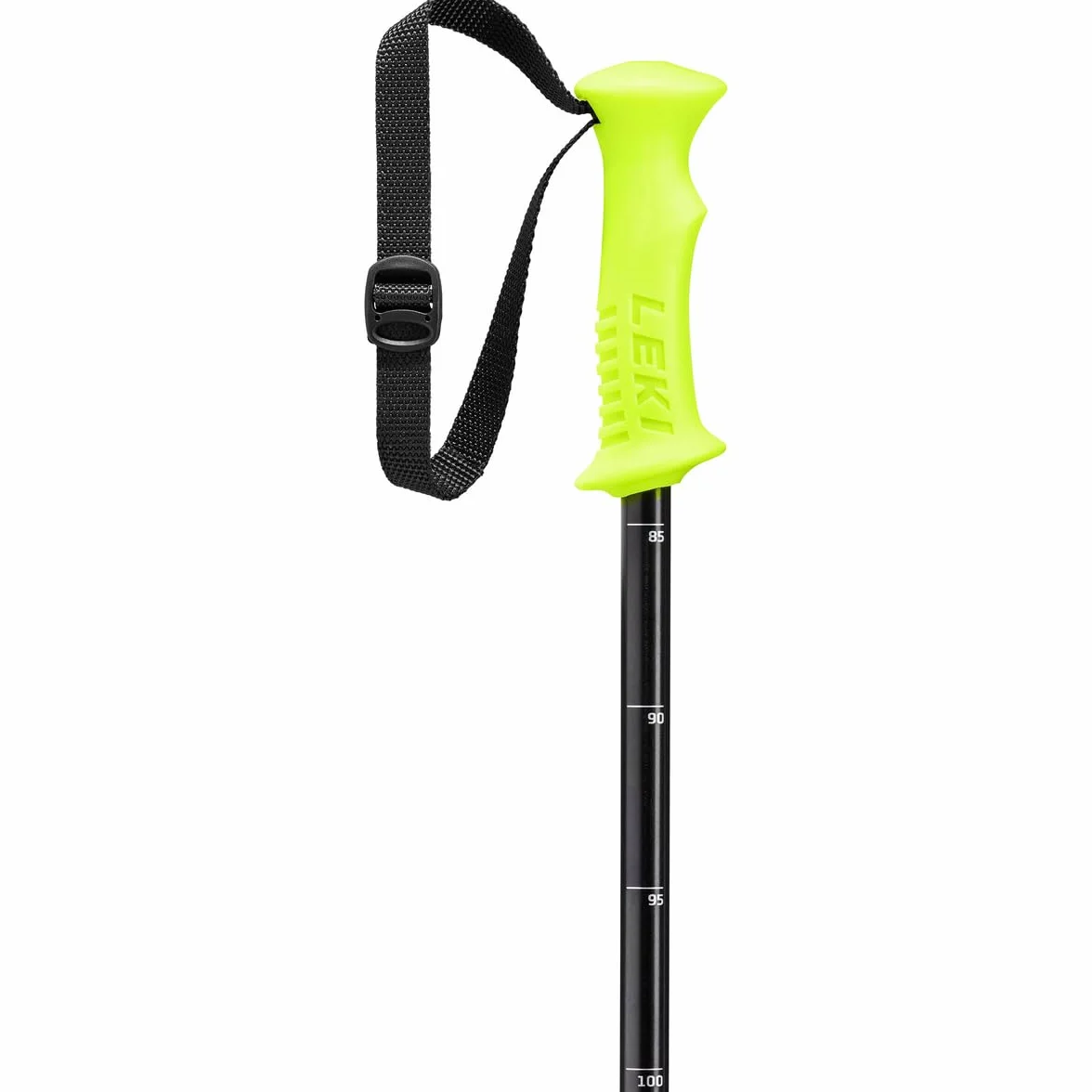 LEKI Rider Vario Bâtonnets de Ski Enfant Jaune Fluo 85-105 cm