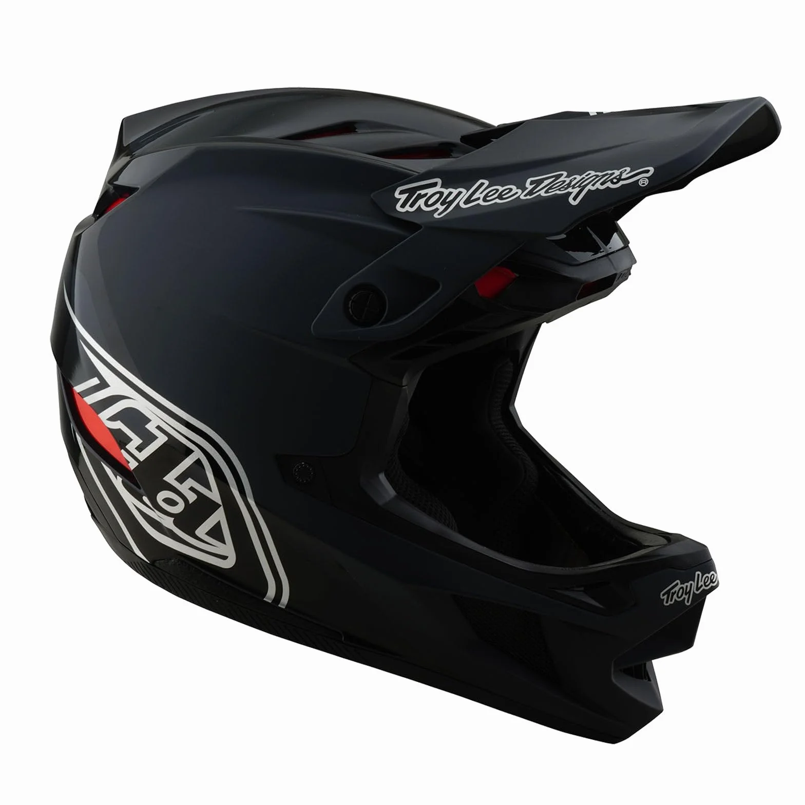 Troy Lee Designs D4 Polyacrylite MIPS Helm, Shadow, Black, S | 55-56cm, 174499002