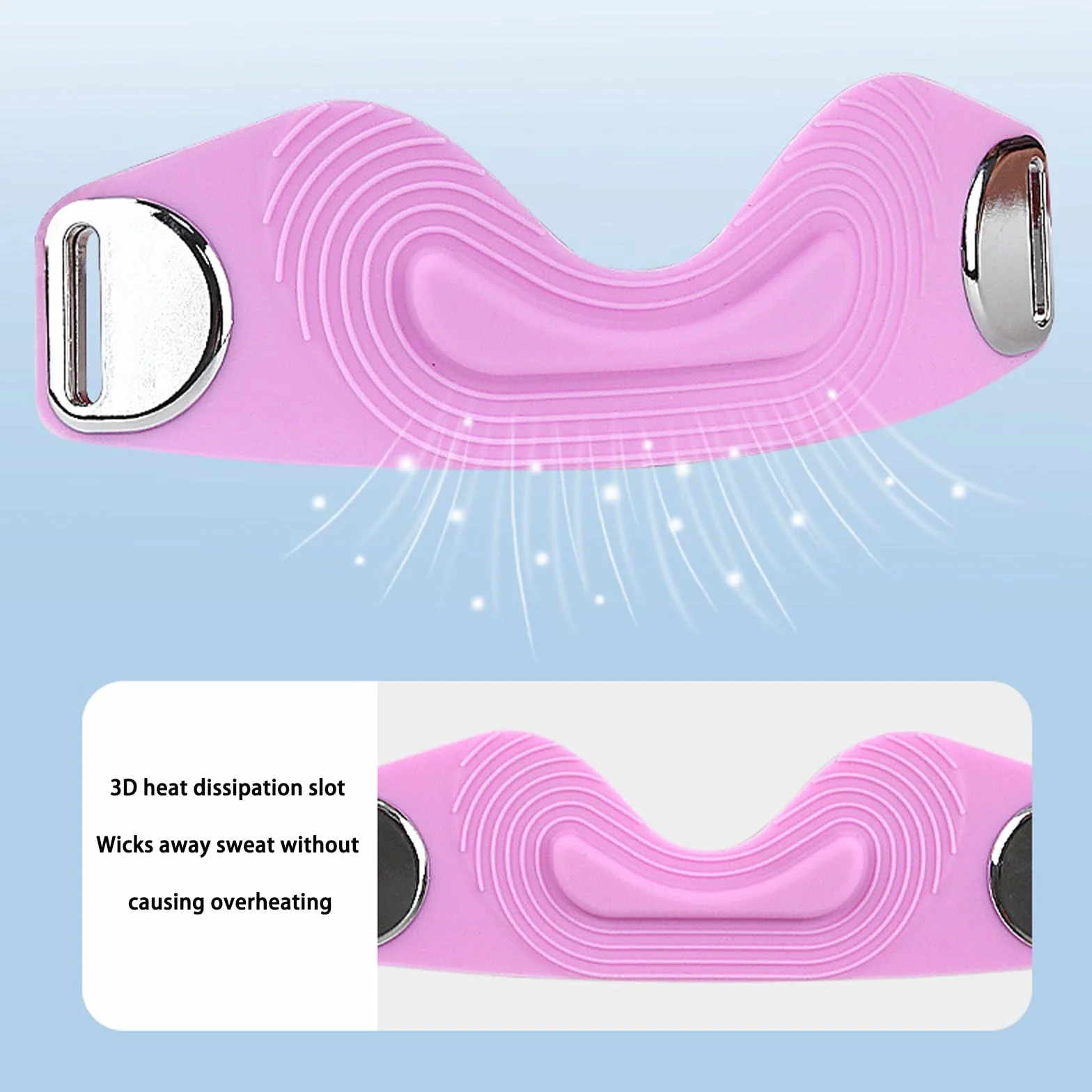 Sangle de genou réglable en silicone pour football, baseball