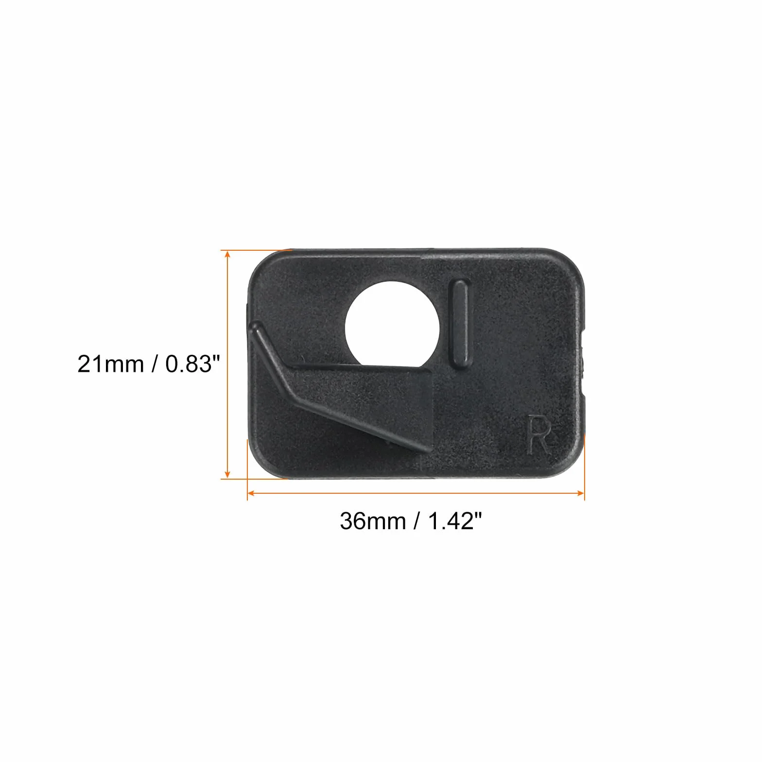PATIKIL Flèche Repos 6 Paquet Plastique Adhésif Tir Arc Support pour Arc Classique