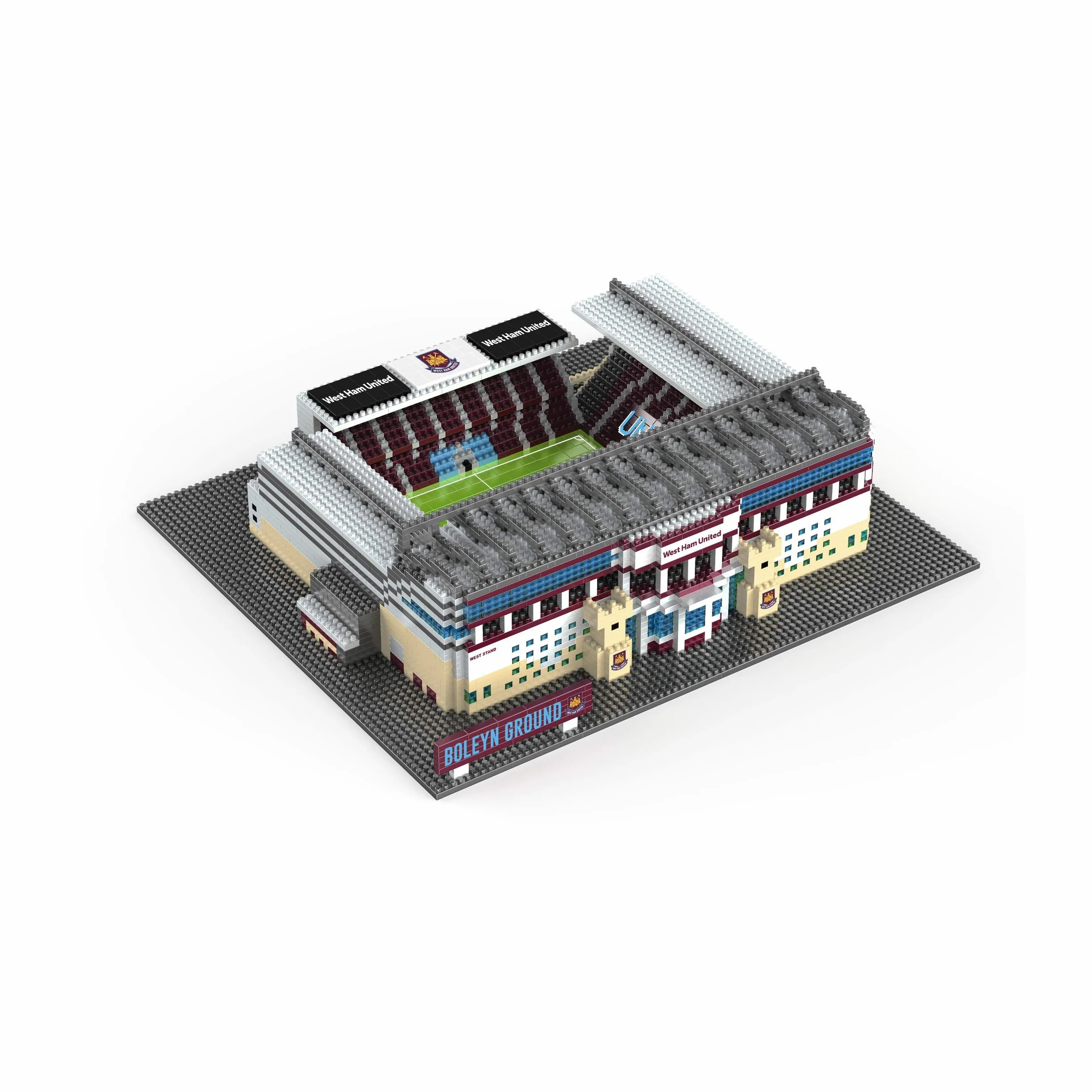 FOCO West Ham United The Boleyn Ground FC BRXLZ-Steine 3D-Fußballstadion BAU-Set