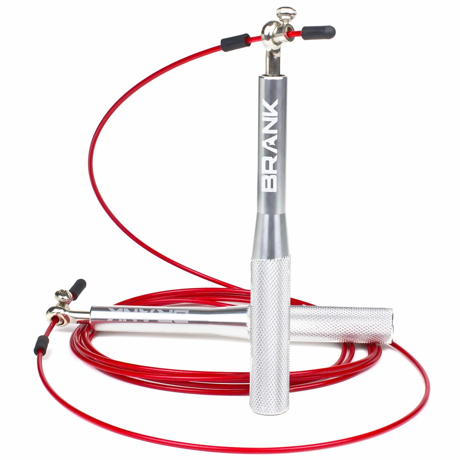 Corde à Sauter Crossfit Réglable Aluminium, Roulements à Billes, 3 Câbles Acier