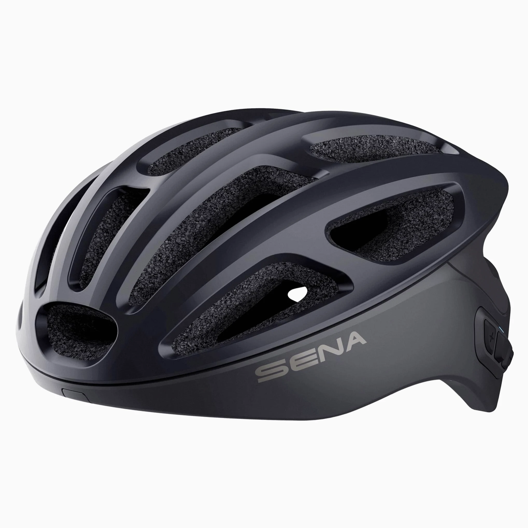 Sena R1 Casque de Vélo Connecté (Matte Black, S)