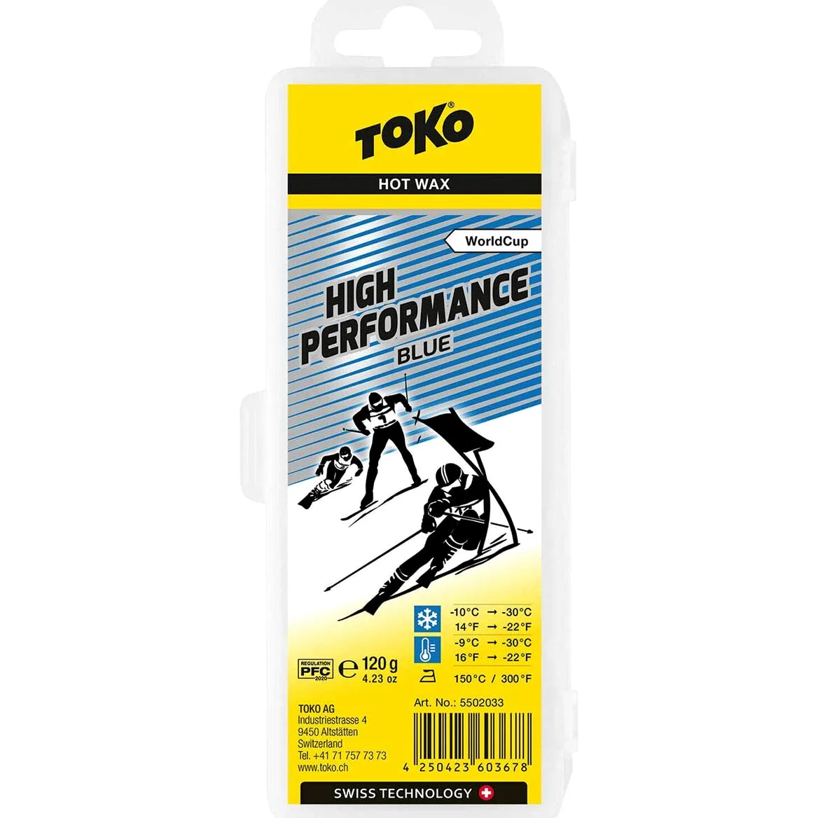 Toko High Performance Blue 120 g neutre.