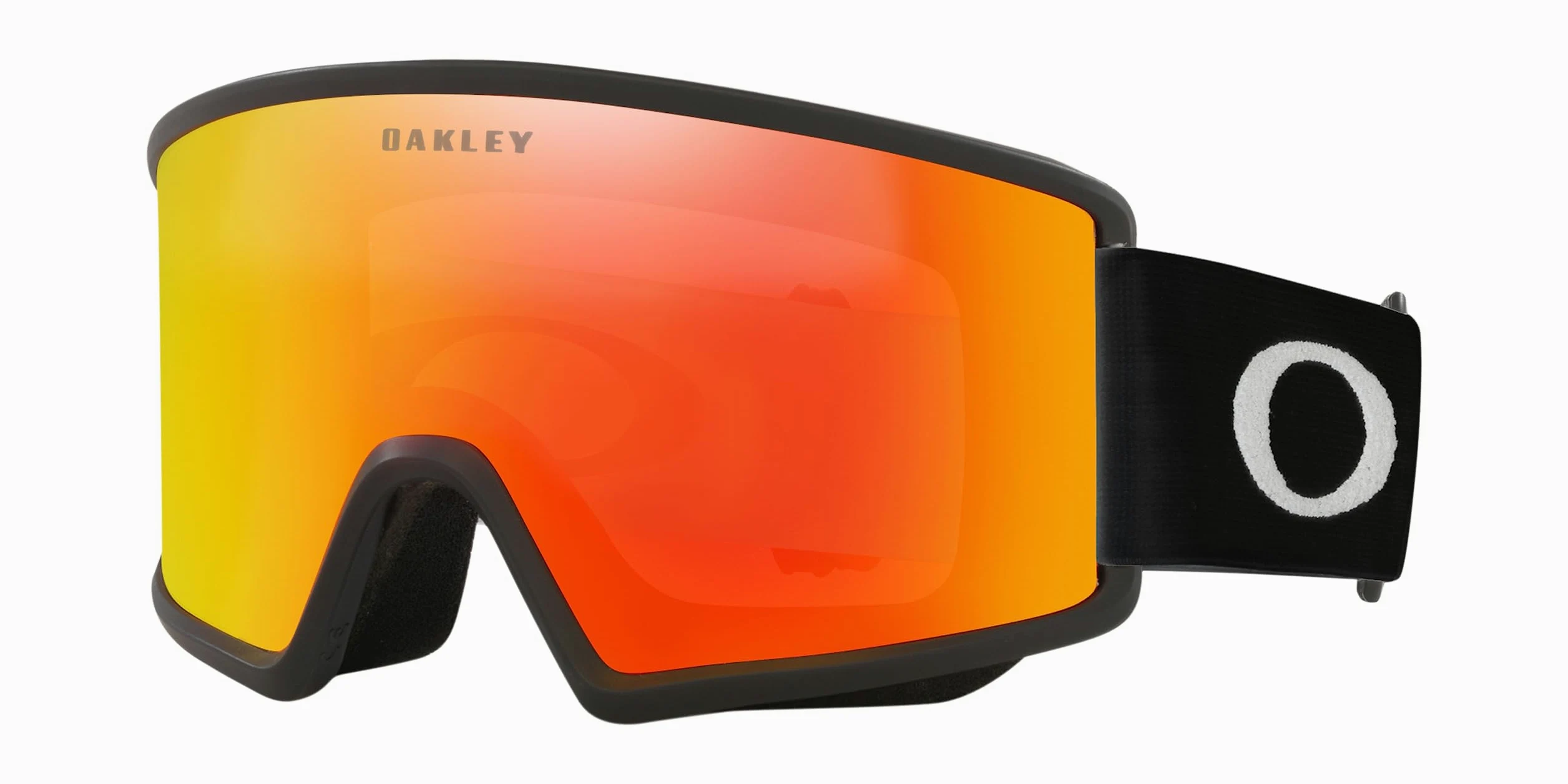 Oakley Target Line Lunettes de ski pour homme Matte Black/Fire Iridium Taille unique