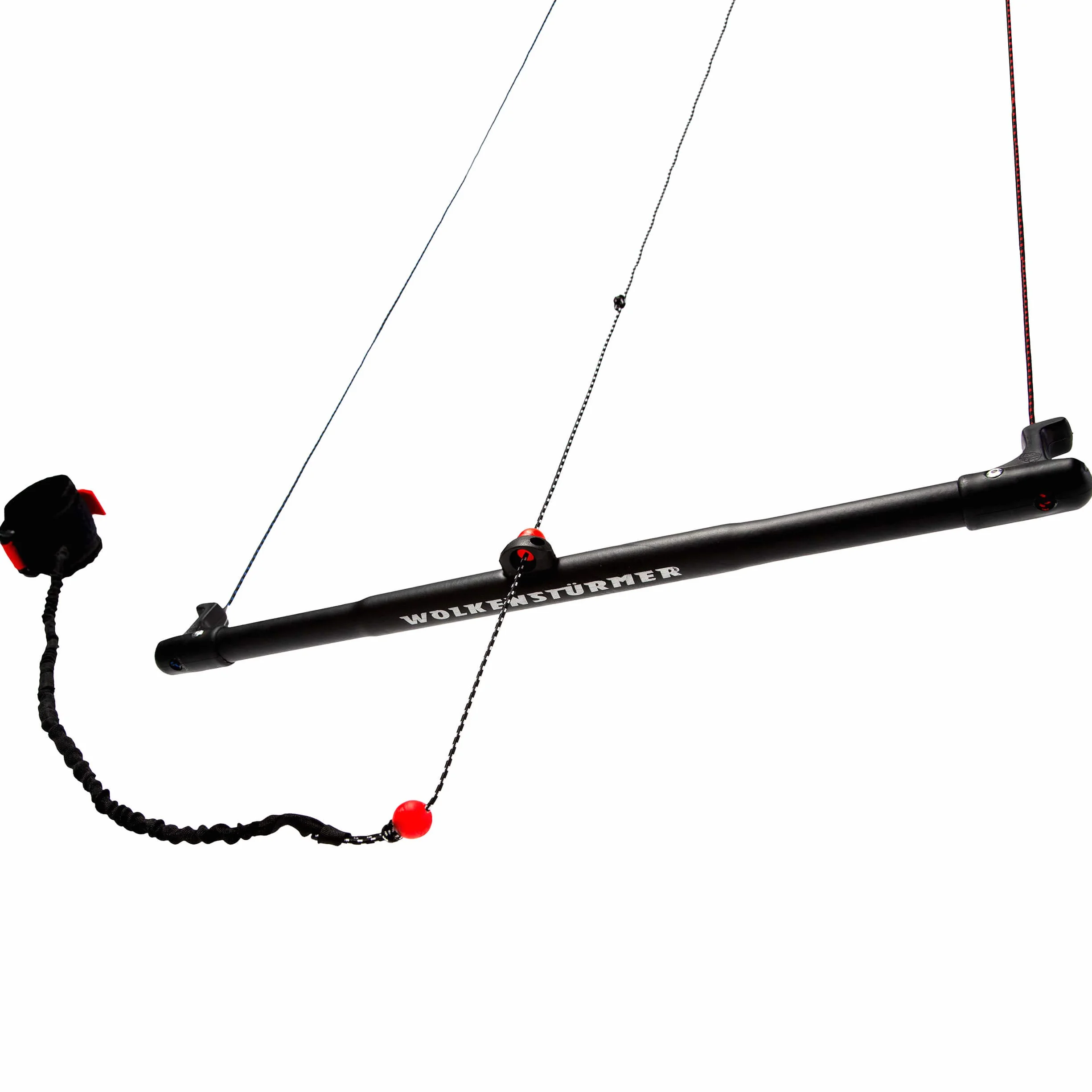 Wolkenstürmer Paraflex Trainer 2.3 Aile de Kitesurf Noir/Orange 3 Lignes cerf-Volant Mountain Board