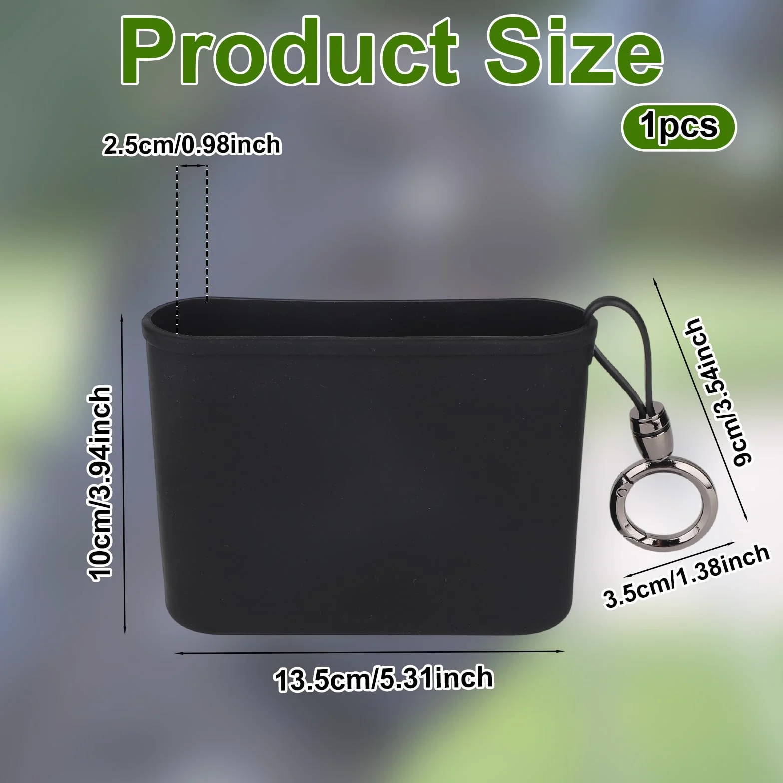 Penitue Sac de Nettoyage pour Clubs et Balles Golf, Silicone Pochette de Nettoyage Balles Golf Nettoie Les Rainures Étanche Lave-Balles Golfs & Clip Détachable Accessoires Sac Cadeaux pour Golfeurs