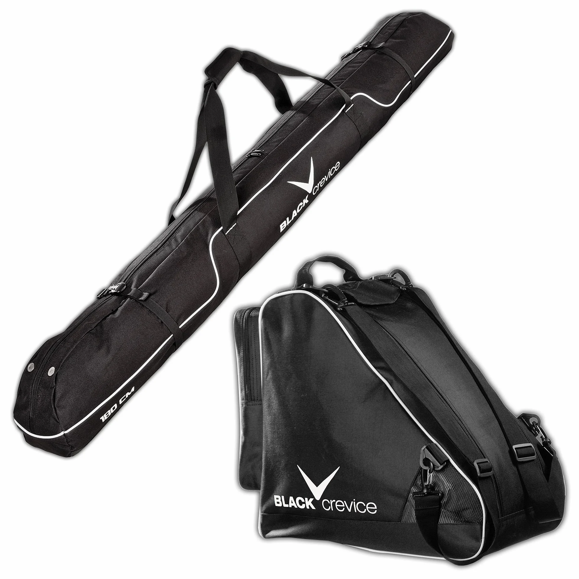 Set de Sacs de Ski Robustes 600D/PVC avec bandoulière 180x20x20cm 43x27x42cm