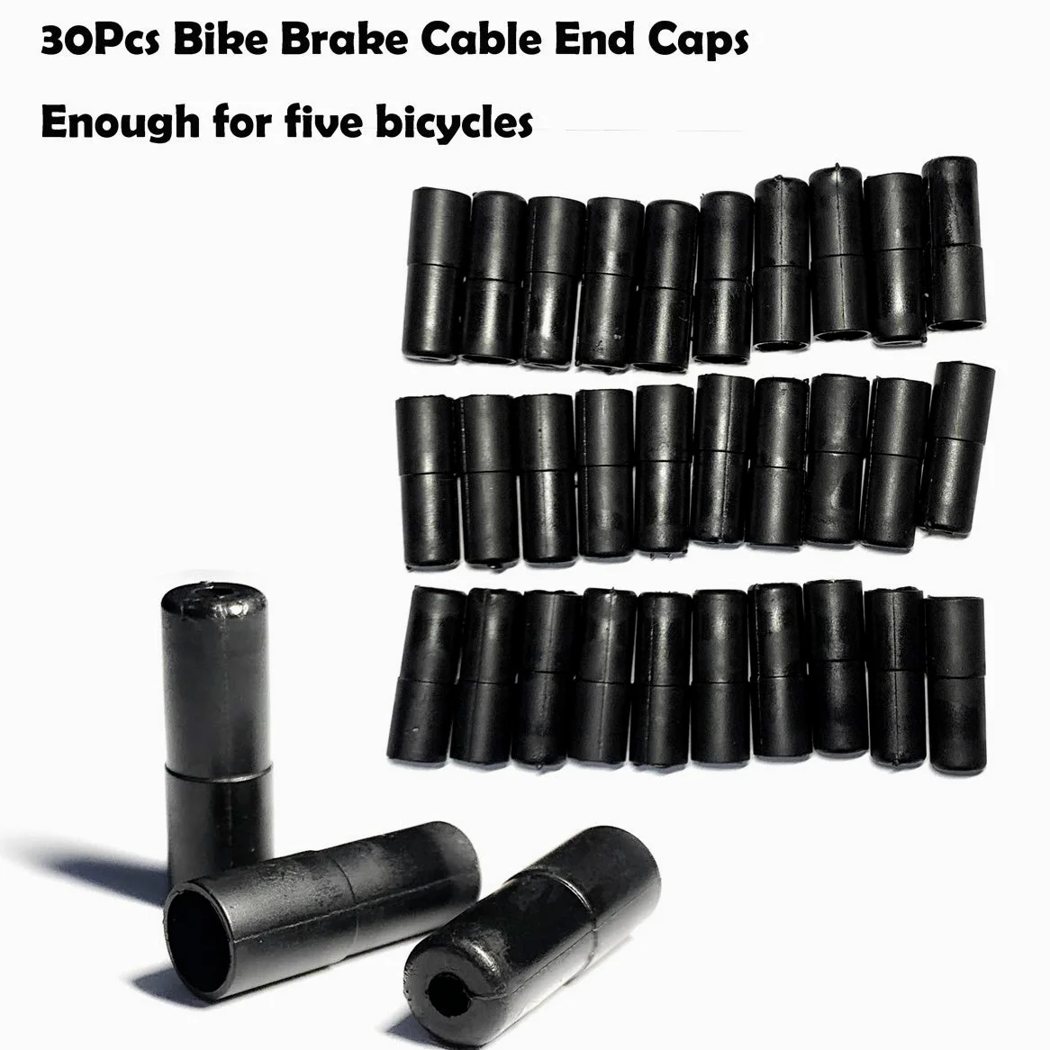 Farbetter Boîtier de câble de frein doublé pour vélo, 5 mm x 15,2 m, avec kit de 30 embouts de câble, le kit de bricolage le plus fiable pour SRAM/Shimano VTT vélo de route (15,2 m + 10 fils