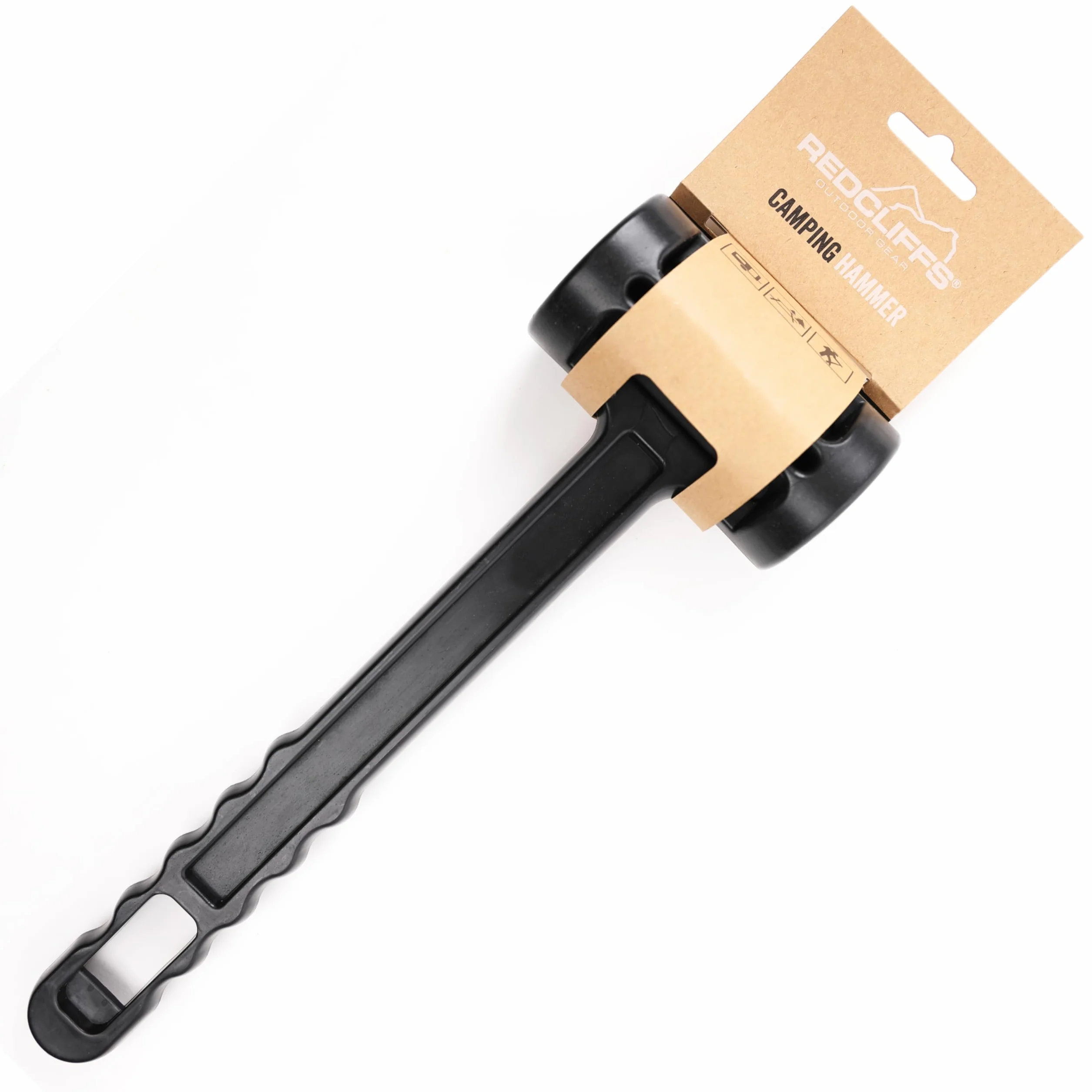 Marteau de camping de qualité supérieure - Marteau robuste, léger et fiable pour la construction de tente et une utilisation en plein air, accessoire de camping idéal pour les amateurs de camping et