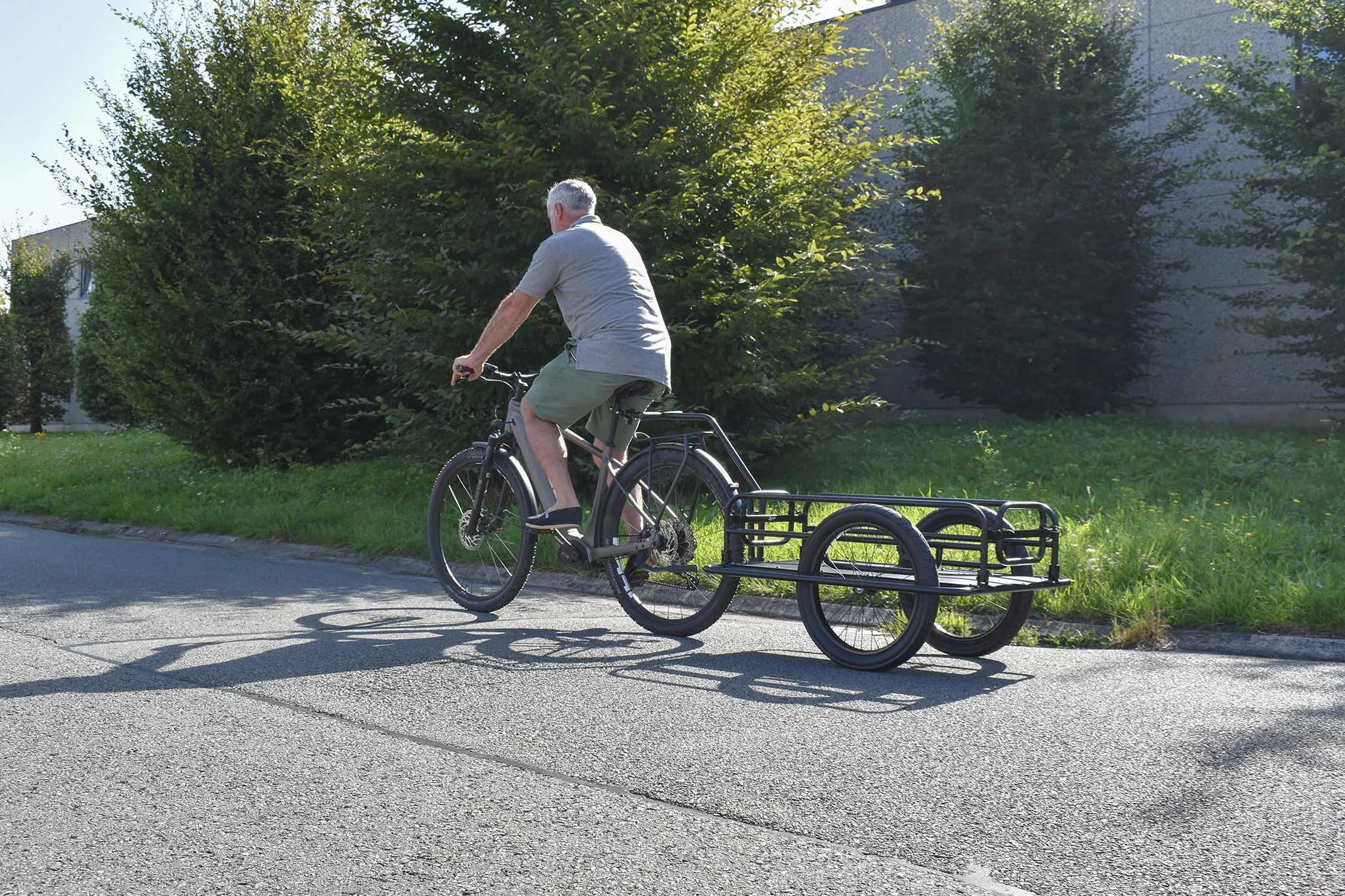 Remorque Pliable pour Vélo Attelage sur Tige de Selle