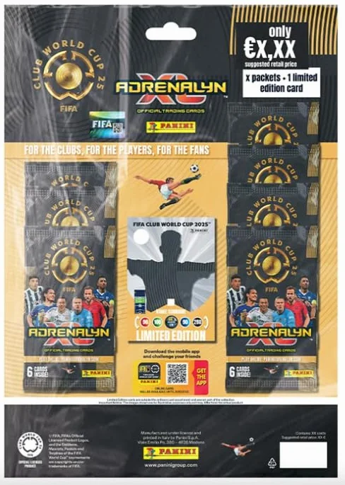 FIFA Club World Cup 2025 TC Multilack 6 Booter 1 Carte Édition Limitée Adrealy XL Heartforcard