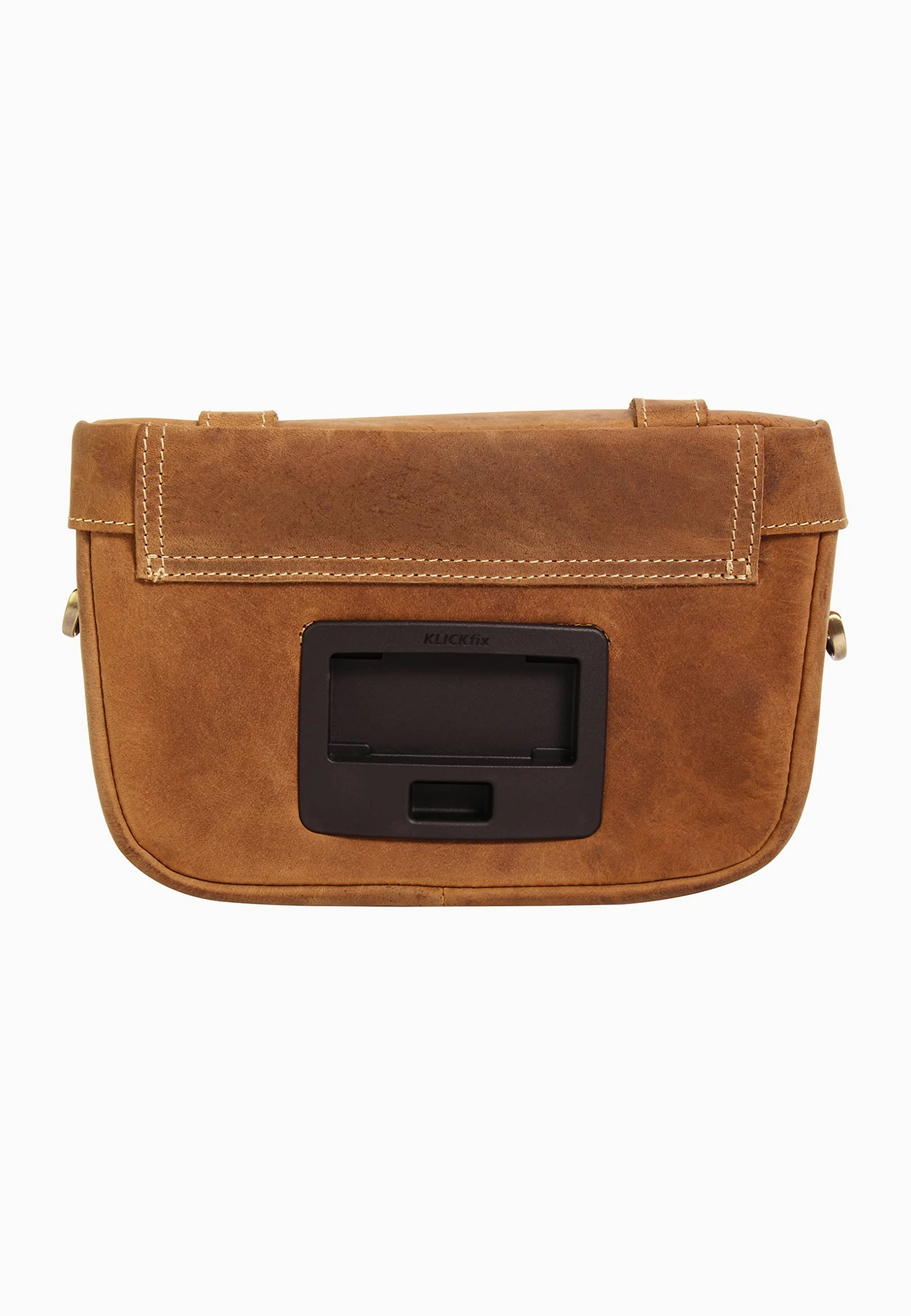 Gusti Sac de Guidon Cuir de vélo - Rene P. Sac à bandoulière Sac de vélo avec Porte Sac en Cuir Brun