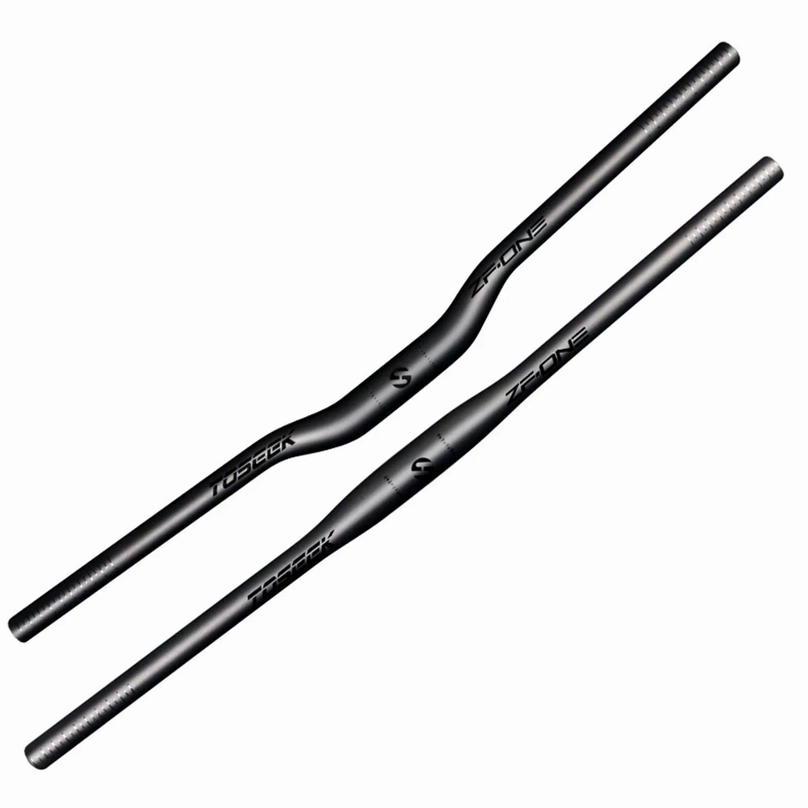 Guidon de vélo de Montagne entièrement en Carbone 31,8 * 580-760 mm Riser/Barres Plates 3K Matt Glossy Haute résistance Accessoires de vélo Super légers Guidons VTT