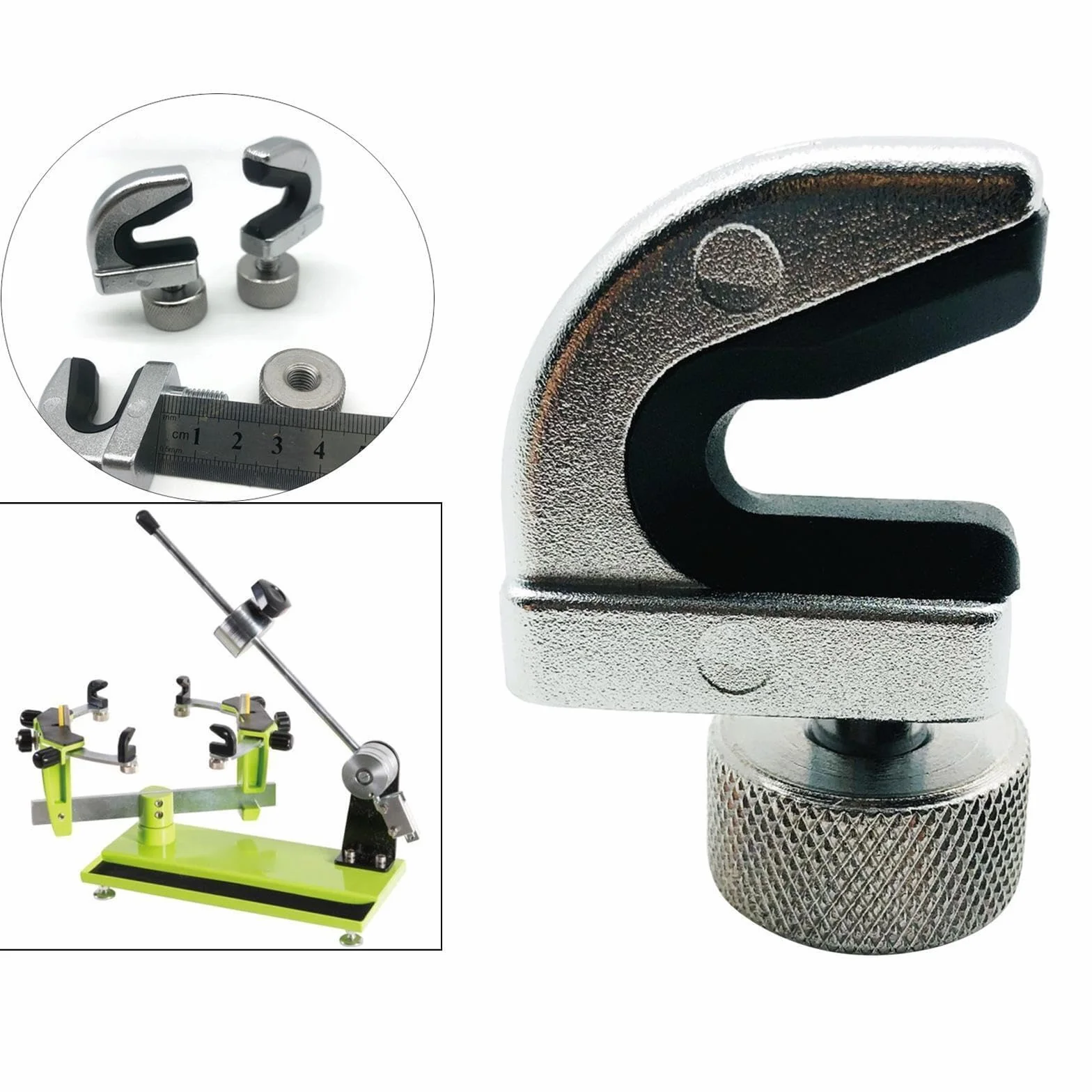 Pince de Fixation Fixe en métal de Rechange pour Machine à Corder Raquettes de Tennis