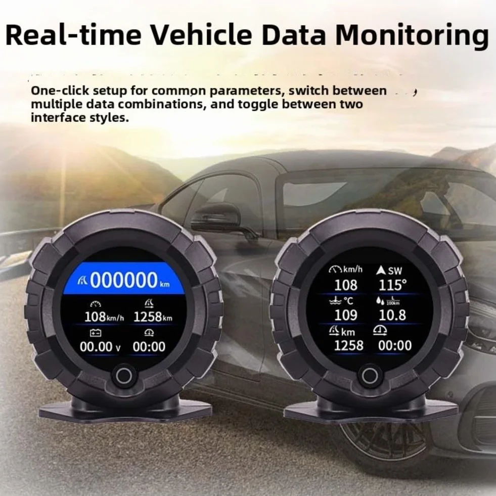 Compteur de pente GPS numérique inclinomètre voiture tout-terrain