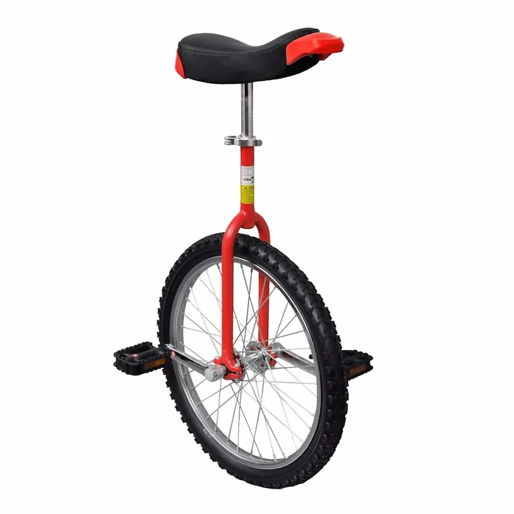 Monocycle Ajustable Rouge 20 Pouces Cyclisme