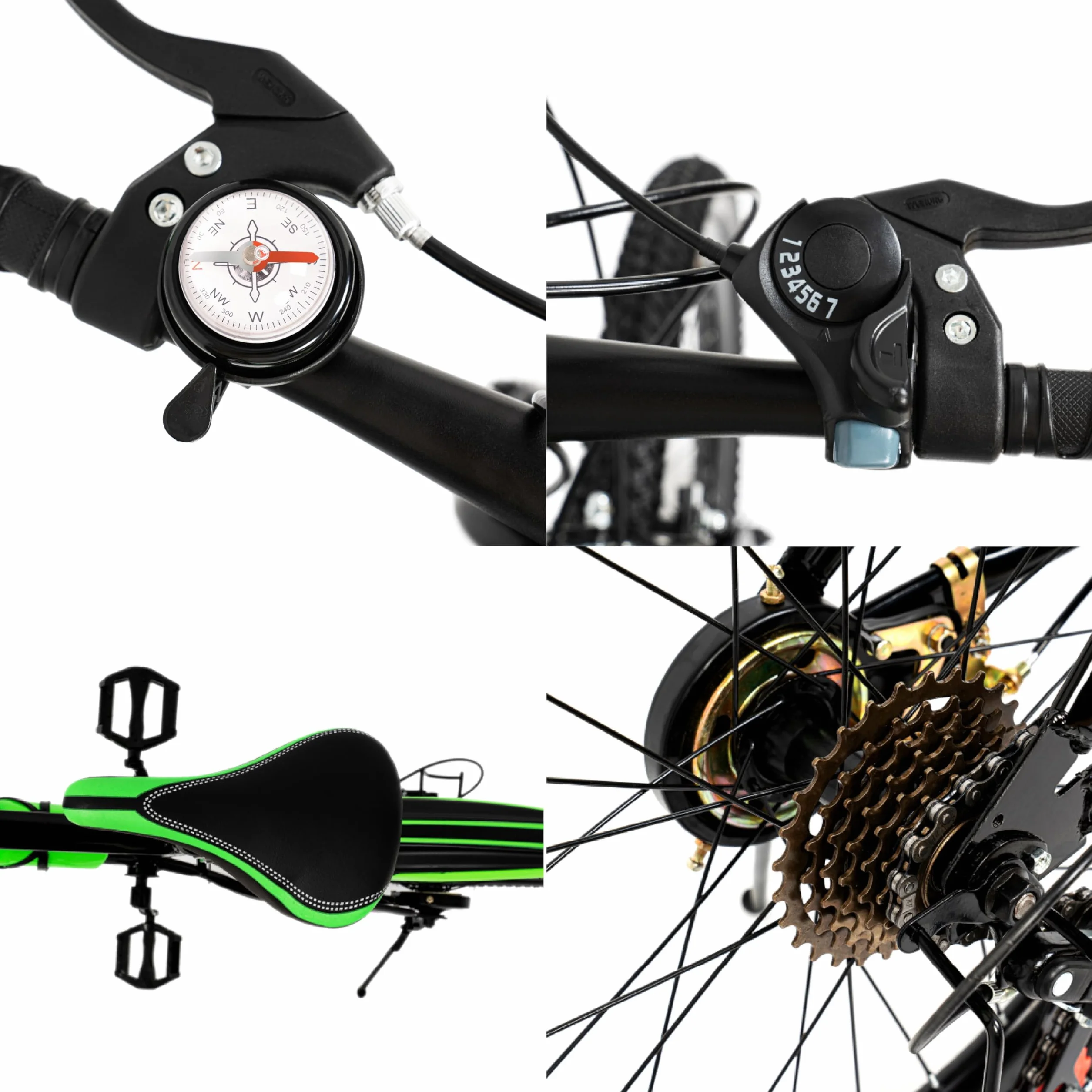 VTT 20 pouces acier carbone freinage vélo montagne support gobelet garde-boue homme femme 85 kg