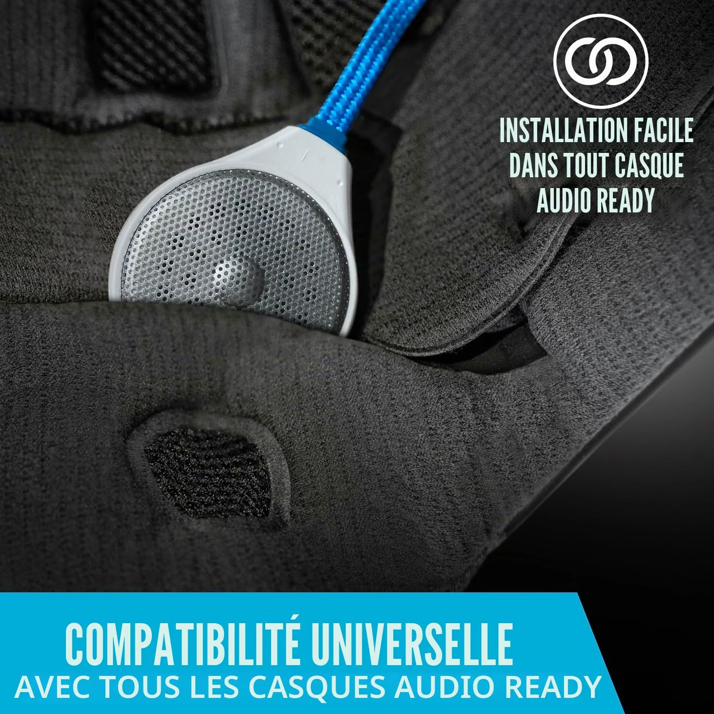 Écouteurs Alta sans Fil Bluetooth à insérer dans Votre Casque-Écouteurs Compatible avec Tous Les Casques Audio conçus pour Le Ski ou Le Snowboard-Conviviales à Boutons à Utiliser même avec des Gants