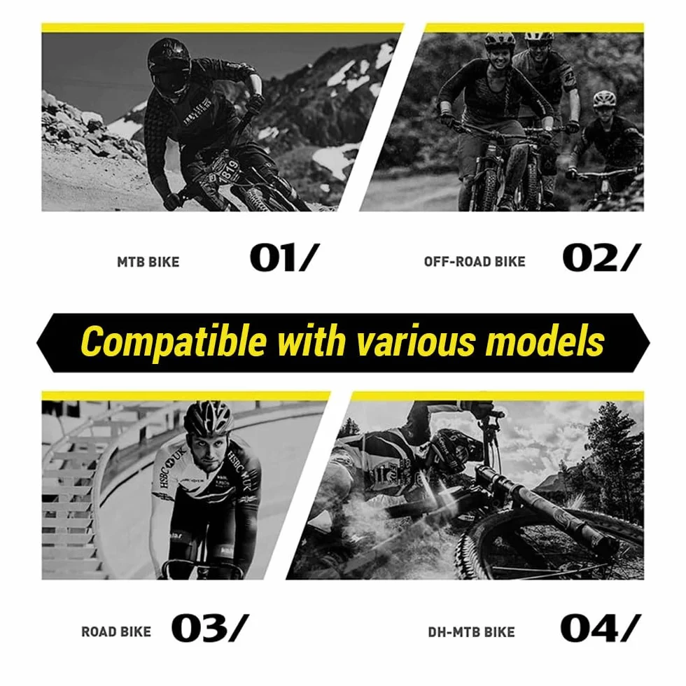 Autocollant de protection de cadre de vélo anti-rayures imperméable VTT