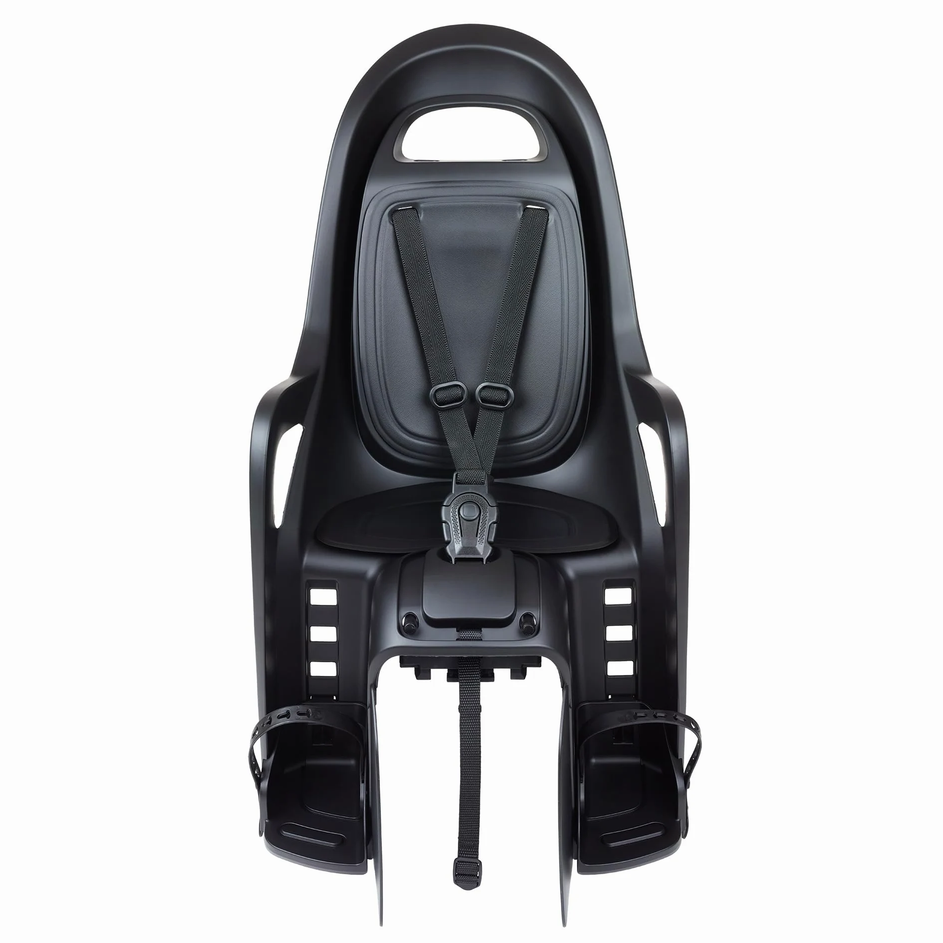 Siège Enfant vélo arrière Polisport Groovy MIK-HD pour Porte-Bagages MIK-HD, Installation Rapide et sûre, Design modernisé, Confort Optimal, Jusqu’à 22 kg et 110 cm, Couleur Noir/Gris Foncé