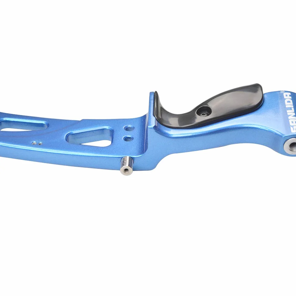 Poignée d'arc Classique Takedown ILF 25" Alliage d'aluminium Droitier Bleu