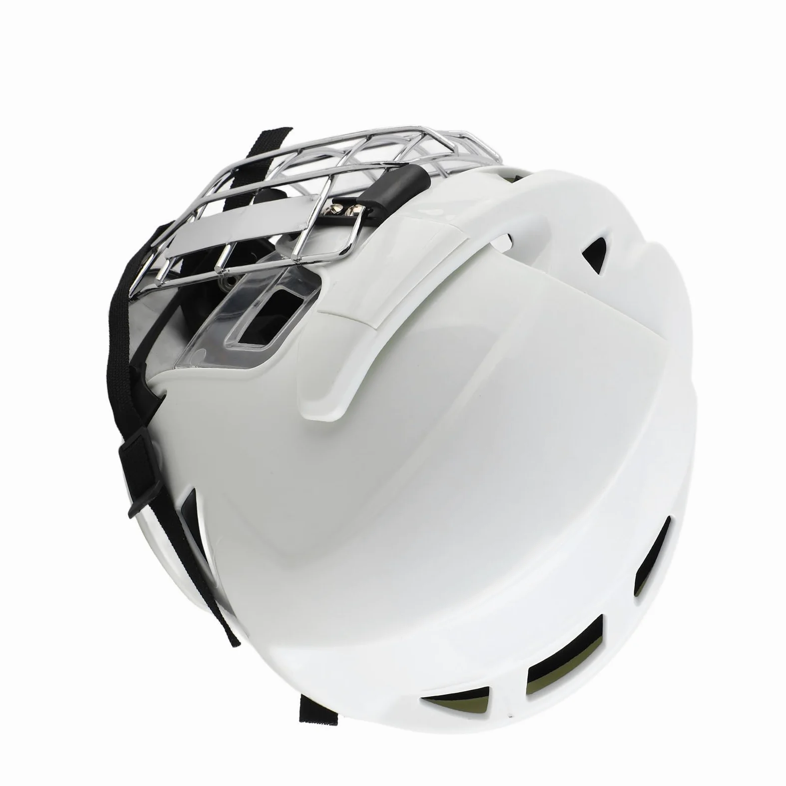 Zunate Casque de Hockey sur Glace pour Jeunes, Combo avec Cage Faciale, Coque de Protection de qualité Supérieure pour Roller Hockey, ABS EVA en Alliage D'aluminium pour Adolescents (M)