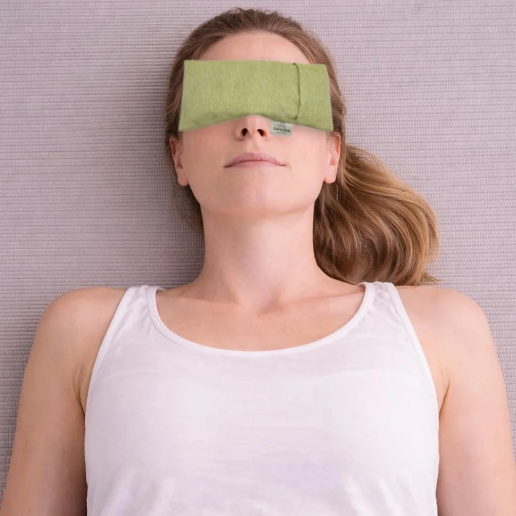 Coussins pour Les Yeux Lot de 6 – Coton Naturel et Lavande – Usage Professionnel Yoga, Pilates, Spa