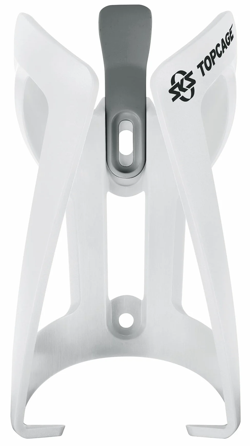 SKS Germany TOPCAGE Porte-bidon pour vélos Plastique résistant léger butée réglable Blanc