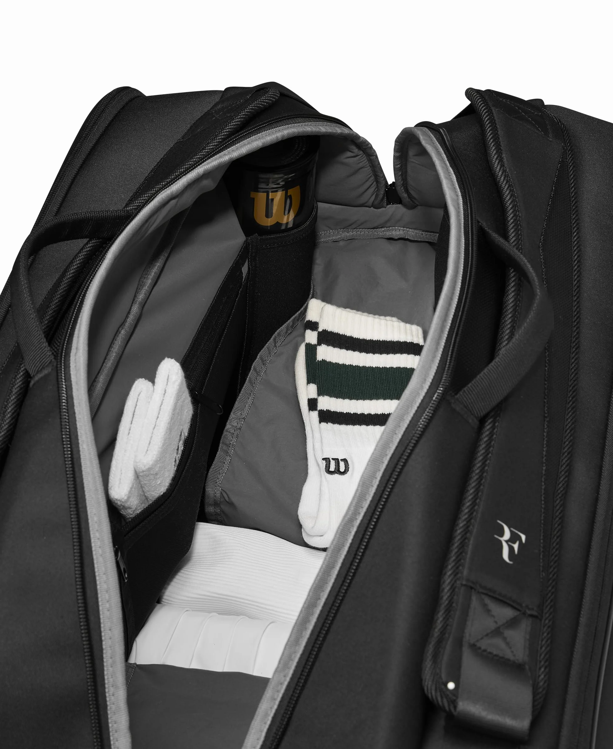 Wilson RF Housse de Raquette de Tennis Noire