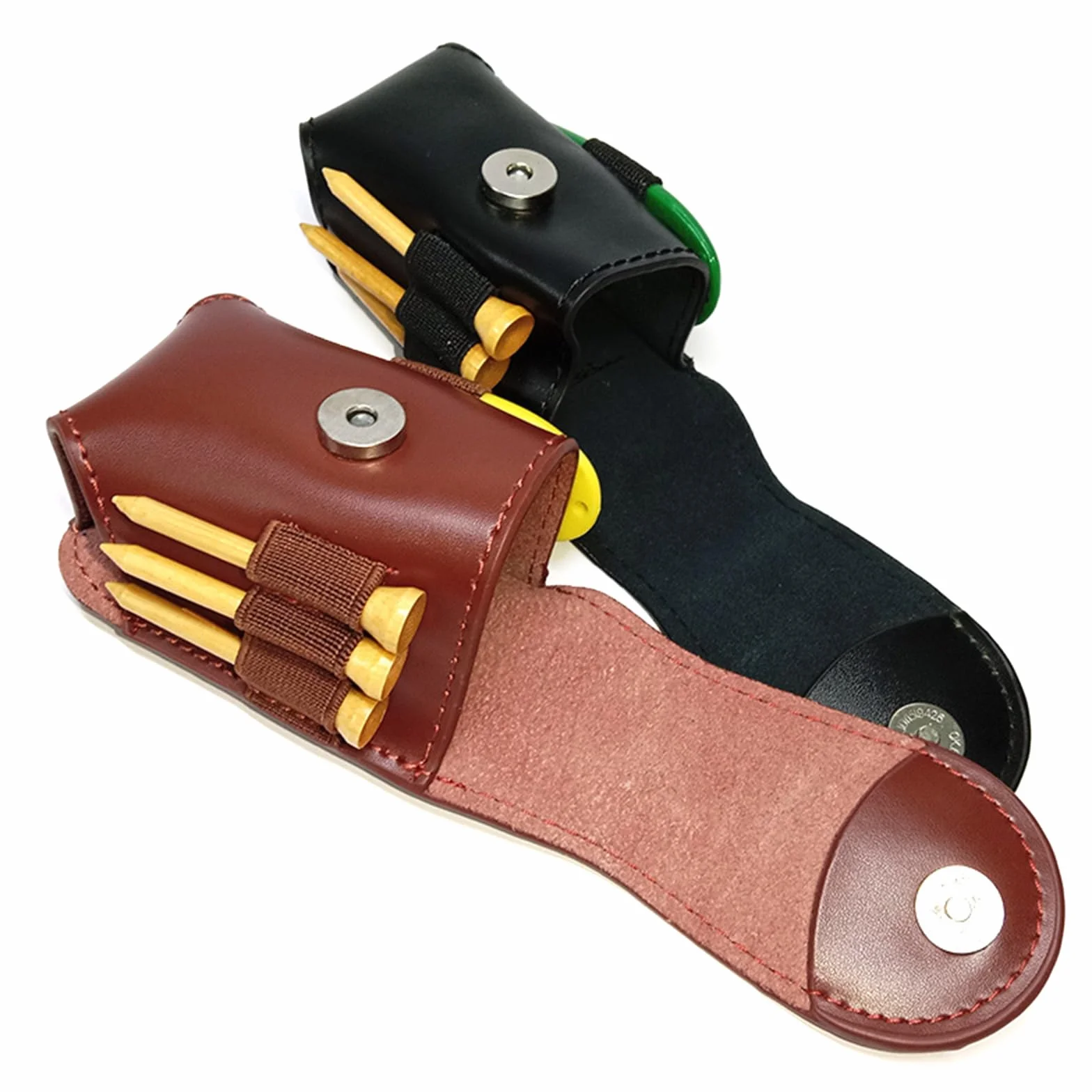 Sac de rangement pour balles de golf en cuir PU
