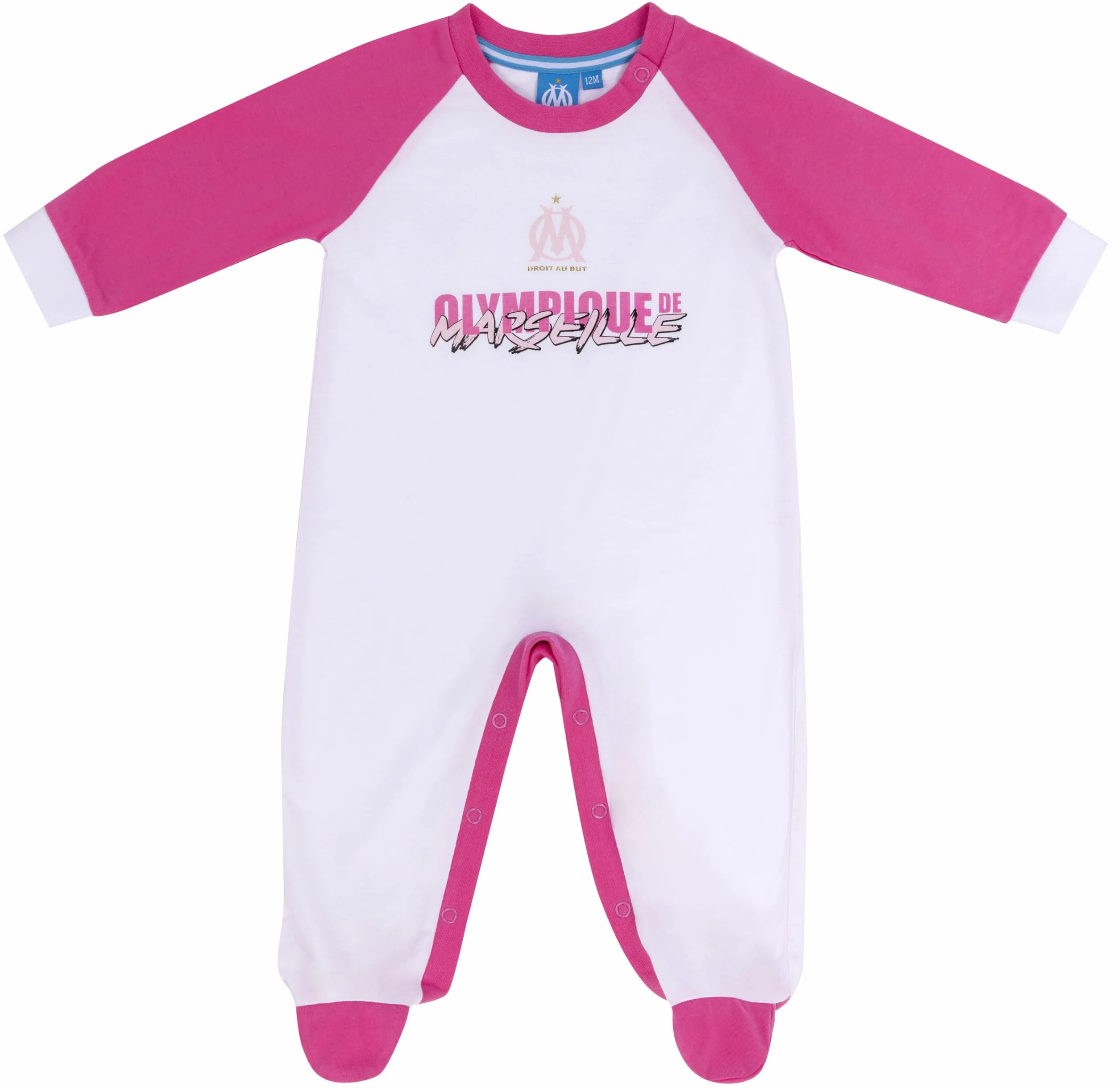 OLYMPIQUE DE MARSEILLE Grenouillère bébé Fille Om Collection Officielle