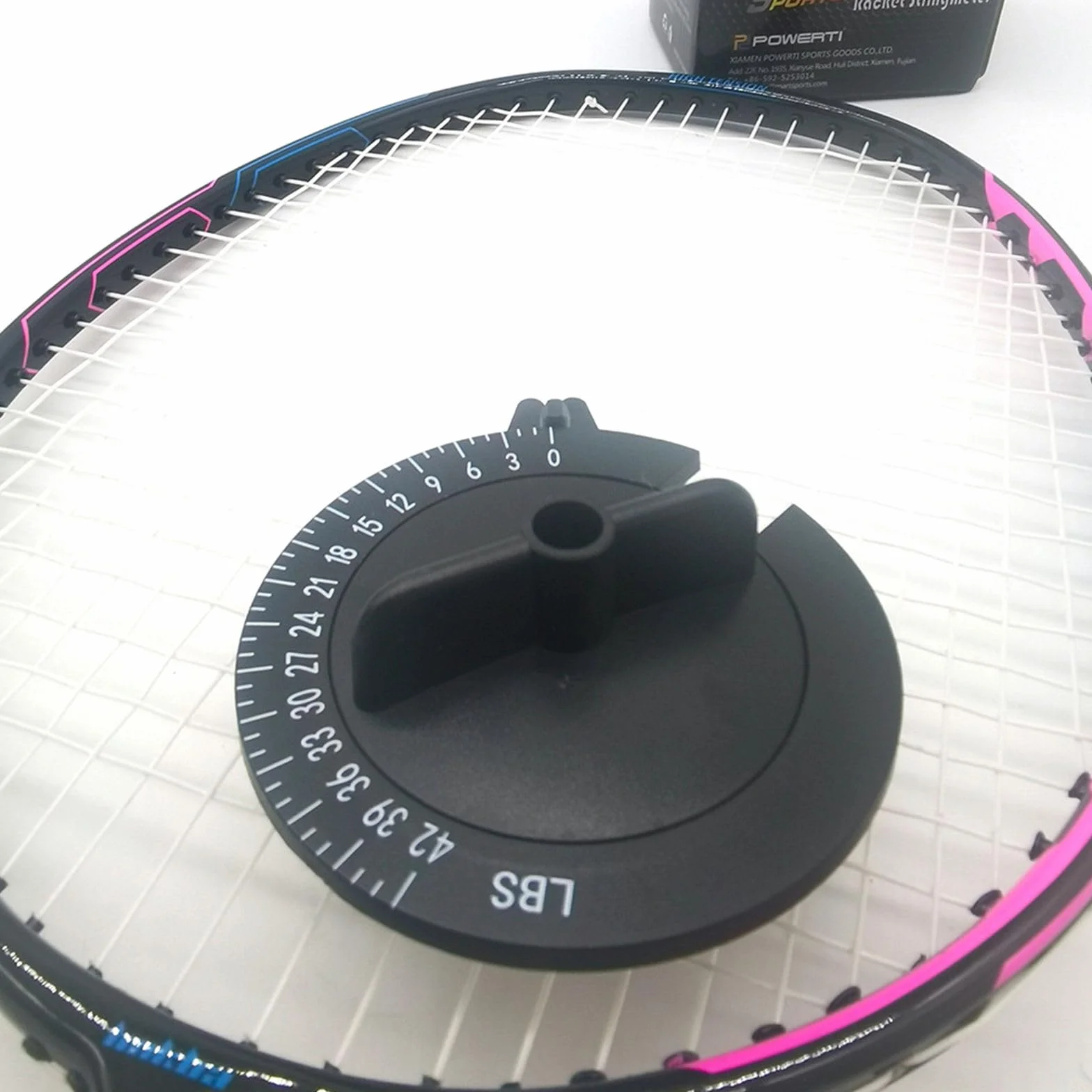 Portable Jauge de Pression de Corde, Compteur de Raquette de Badminton, Calibrateur de Tension de Cordage