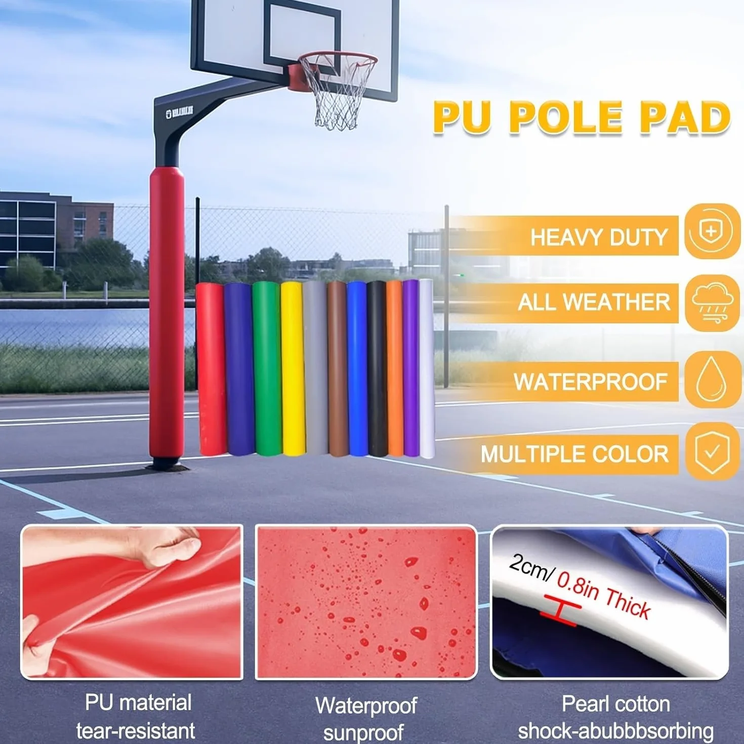Mousse de protection pour poteaux 2 cm d'épaisseur Garage & Extérieur