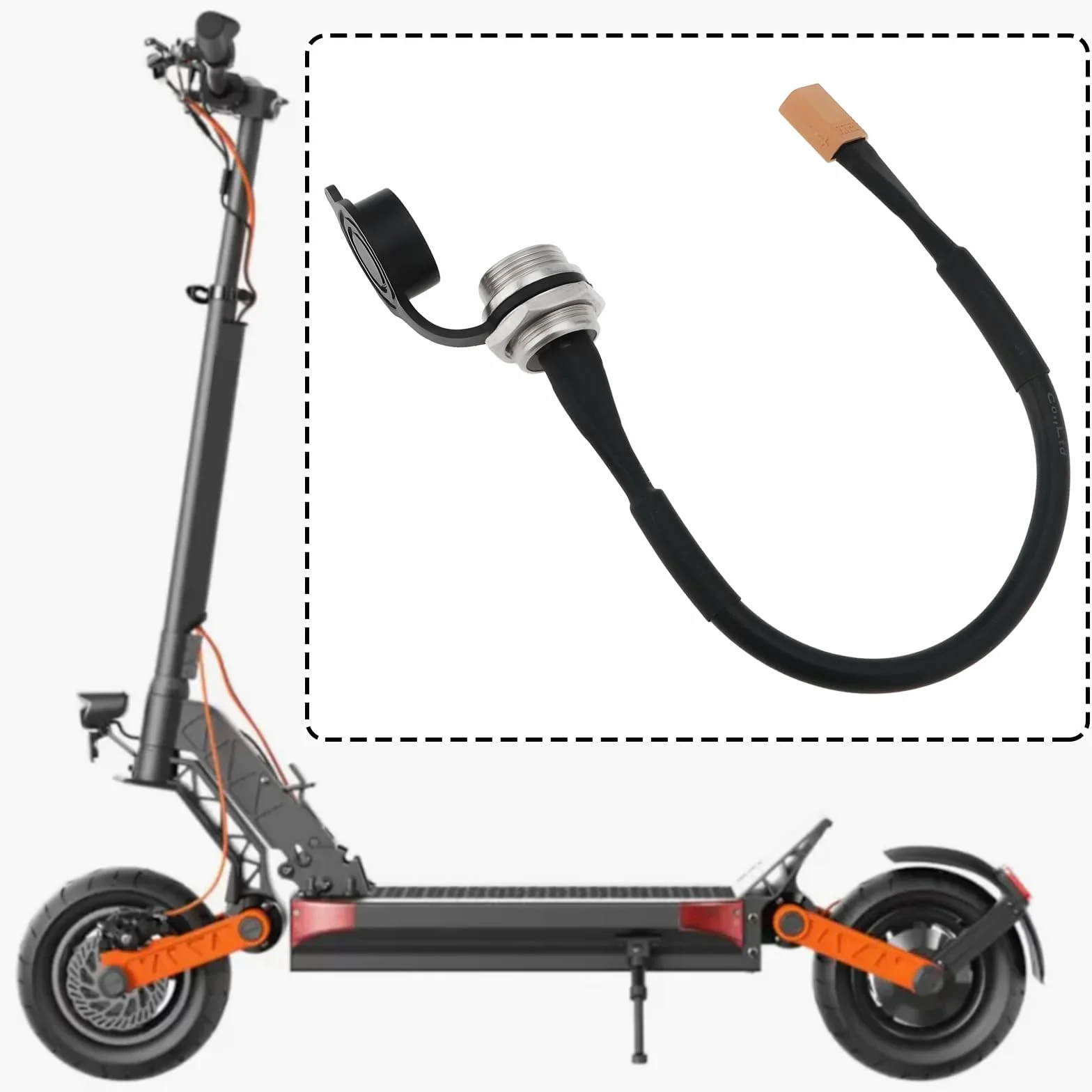 Câble de Charge GX16 vers XT30 pour Scooter électrique Compatible Joyor Y8-S