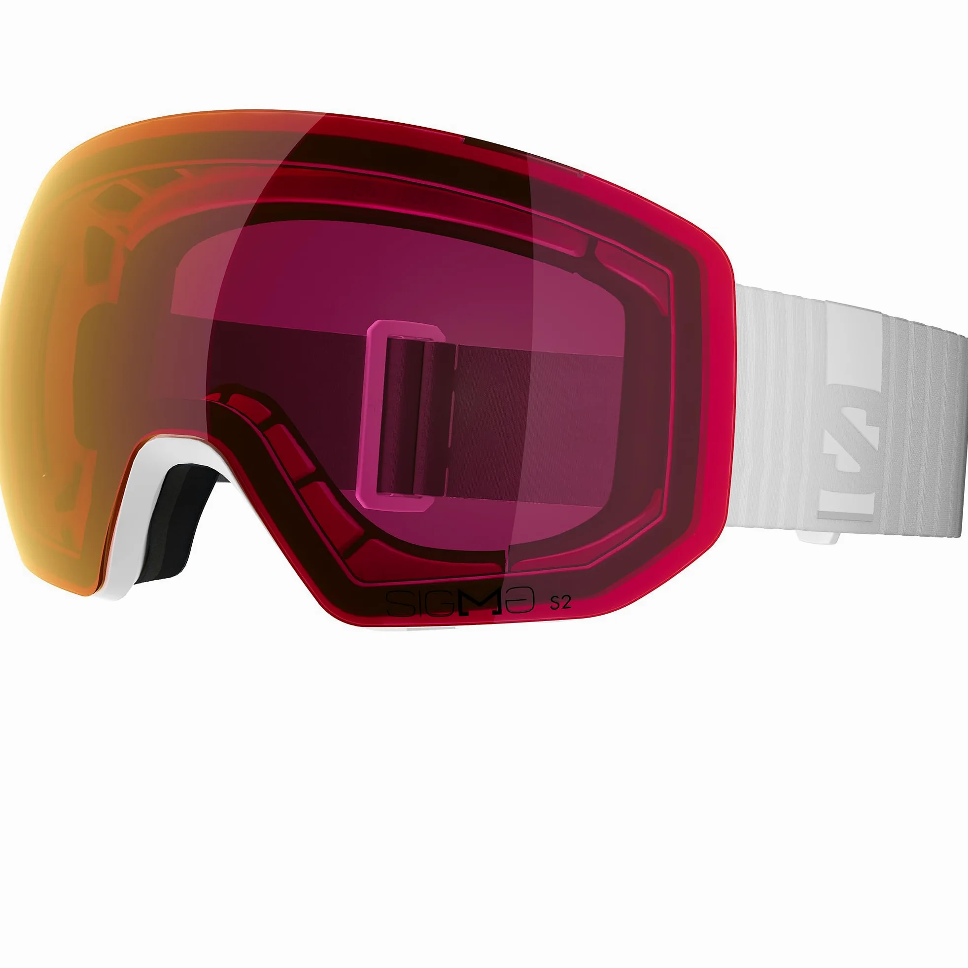 Salomon RADIUM PRO S SIGMA Masque, masque ski anti-buée unisexe pour Ski Snowboard MTN et aventures en montagne