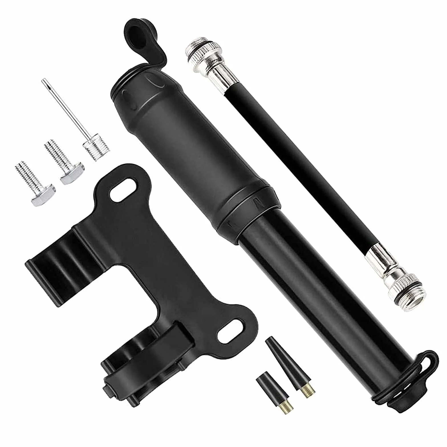 Mini Pompe à Vélo 140 PSI Alliage d'Aluminium pour VTT BMX Moto Presta Schrader