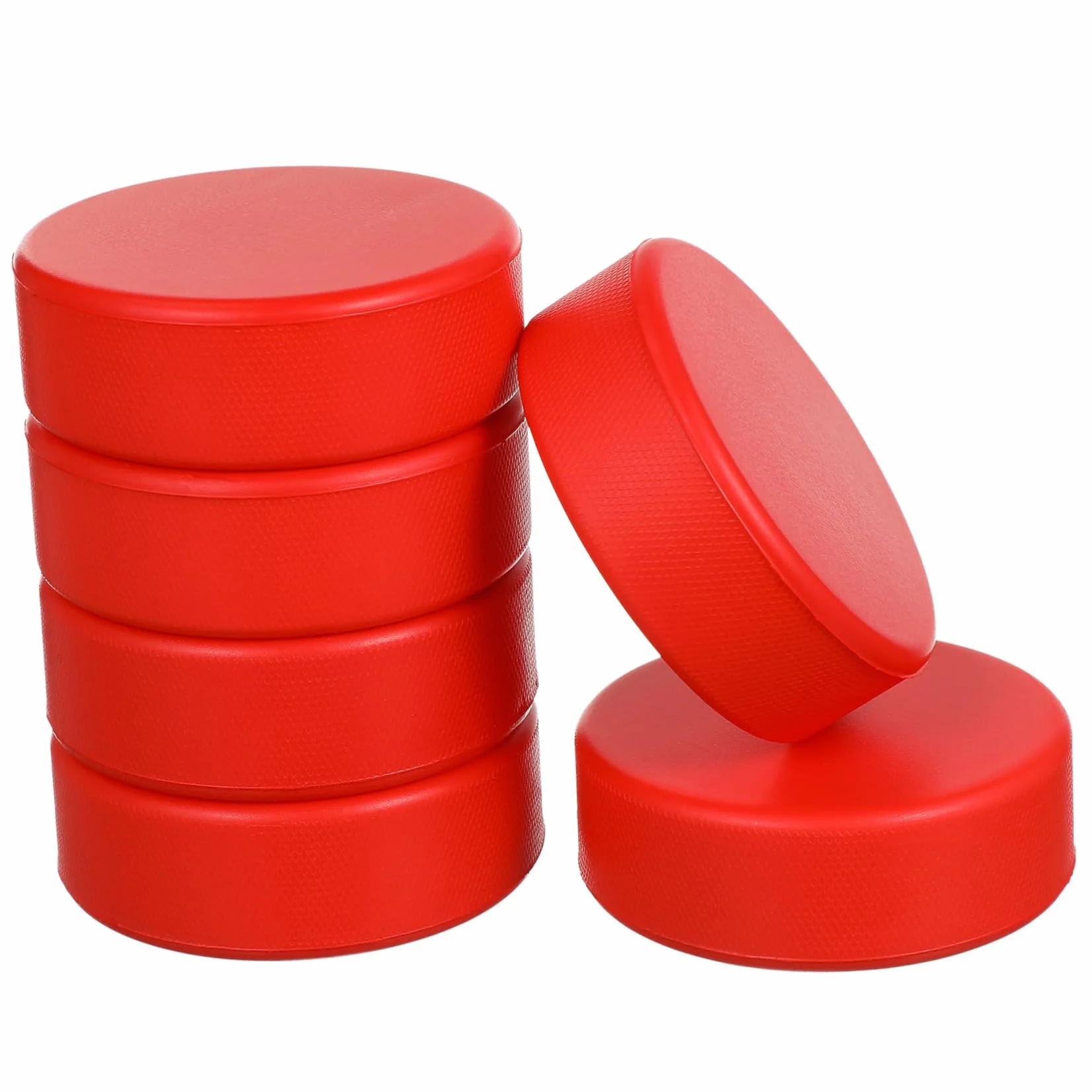 VANZACK Palet Rondelles De Hockey Orange Mousse Glace Rue Balles Hockey Rouge