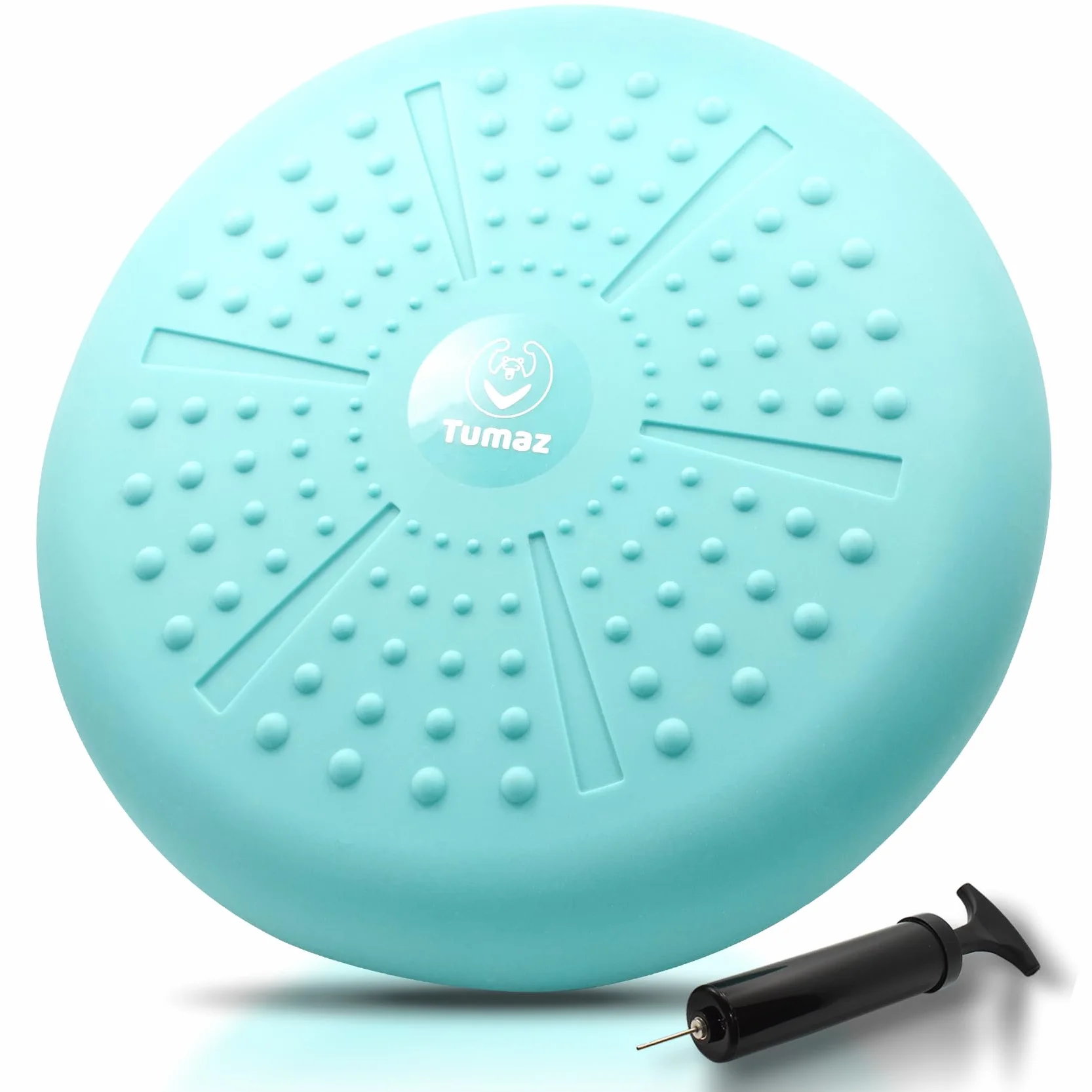 Tumaz Coussin d'Équilibre Très Épais avec Pompe à Air pour Améliorer la Posture Assise et la Stabilité