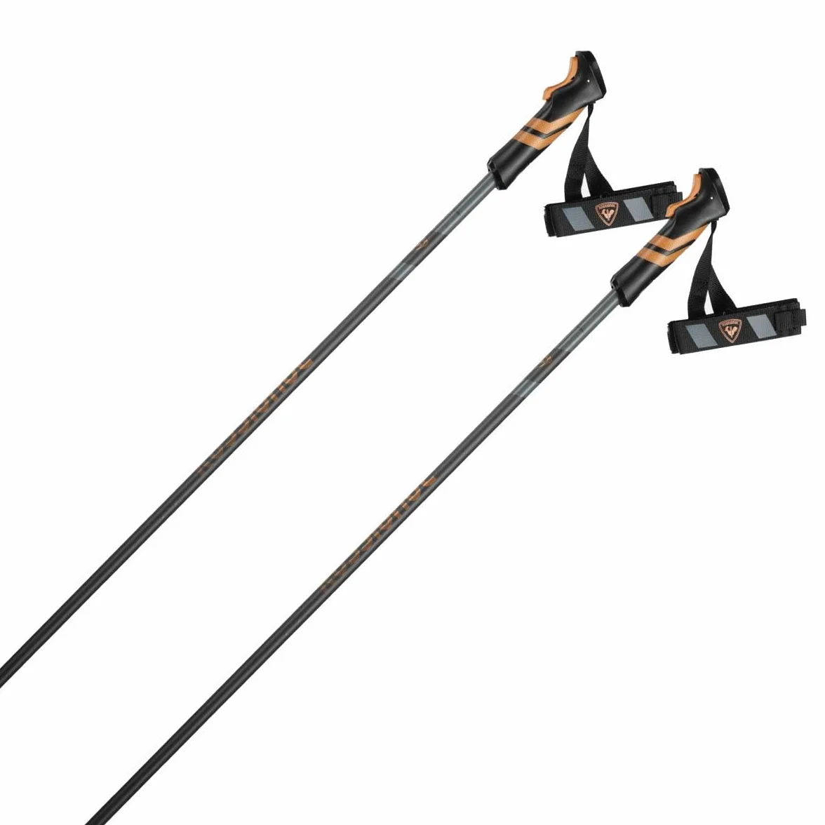 Rossignol Batons De Ski Tactic Carbon Clip Copper Homme Taille 120 Marron