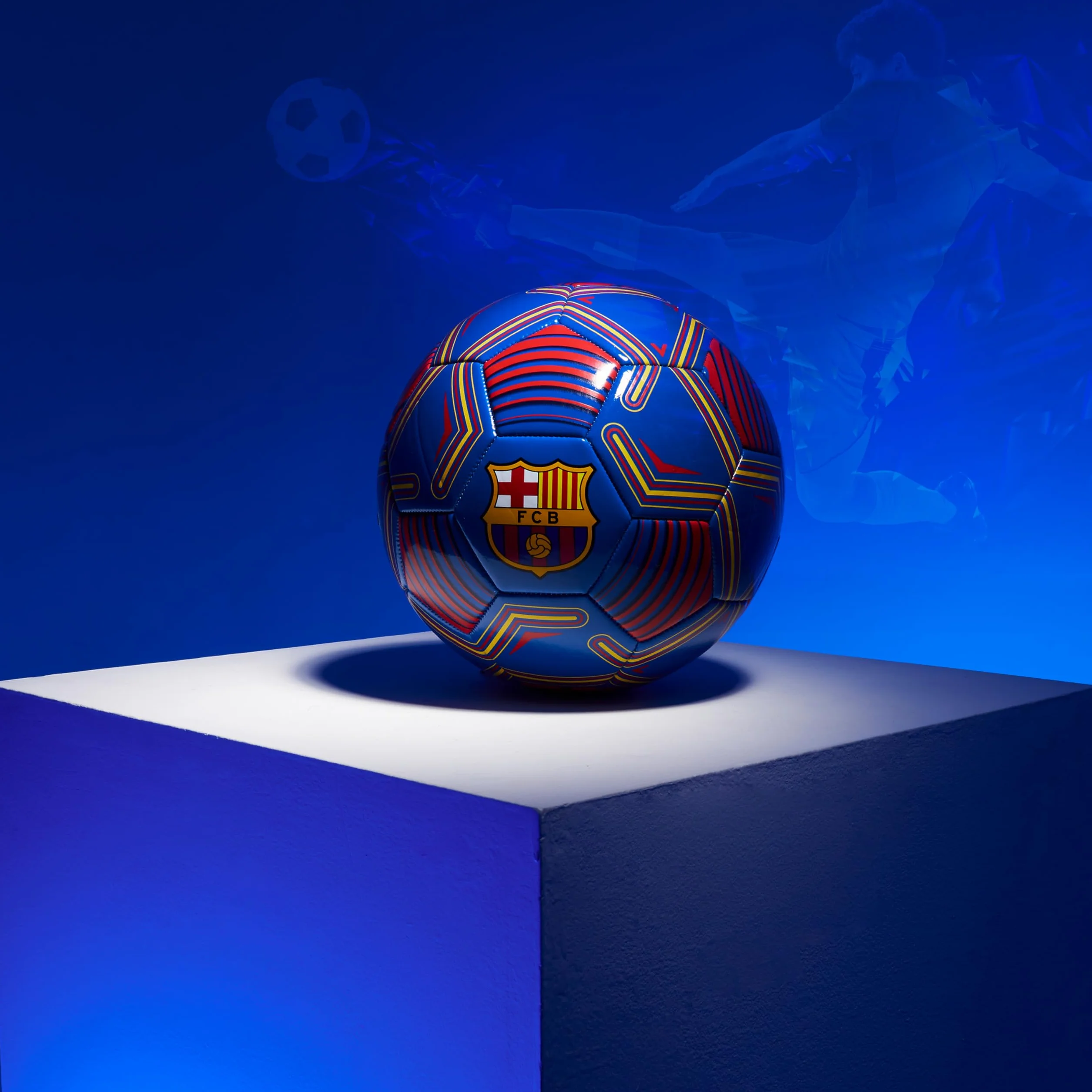 FC Barcelona Ballon de Foot Officiel Club Taille 3 Bleu Rouge
