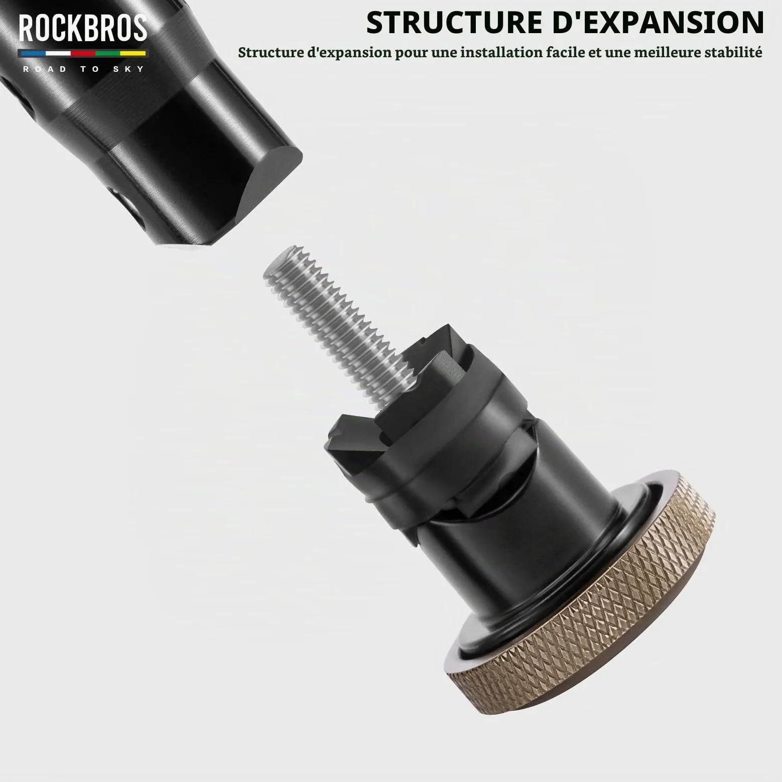 ROCKBROS Road to Sky Coupe-Cha?ne de Vélo Clés Ensemble Embout Bouchon Guidon Multitool 6 en 1 Universel Pince à Maillons Outil Réparation Multifonctionnel Alliage d'Aluminium VTT BMX Vélo de Route