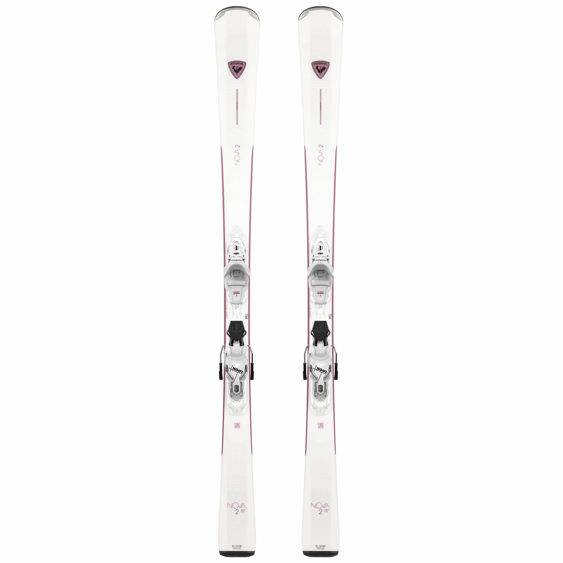 Rossignol Pack Ski Nova 2 Xpress + Fixations Xpress 10 Gw Blanc Femme