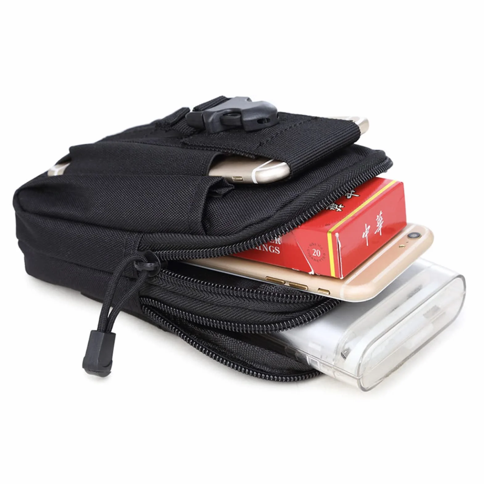 ZhaoCo Sac Tactique Ceinture Molle Nylon EDC pour Randonnée Voyage Sport Plein-air