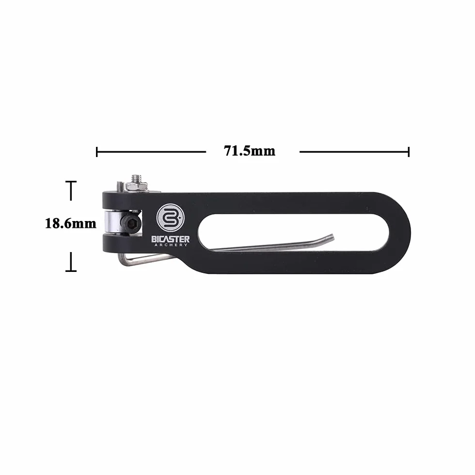 BICASTER Coussin de tir à l'arc Repose-flèche magnétique réglable 1 lot