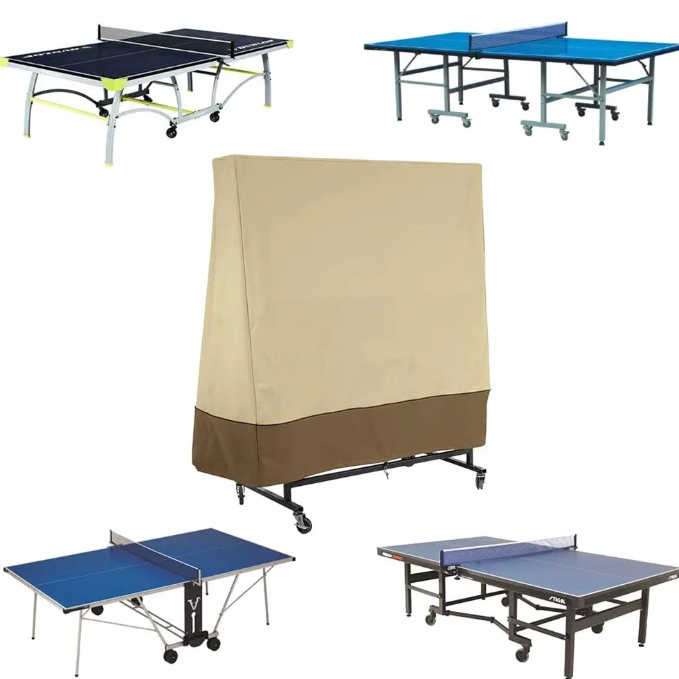 Housse de Protection Table de Tennis de Table Étanche Anti-UV Résistant à la Déchirure