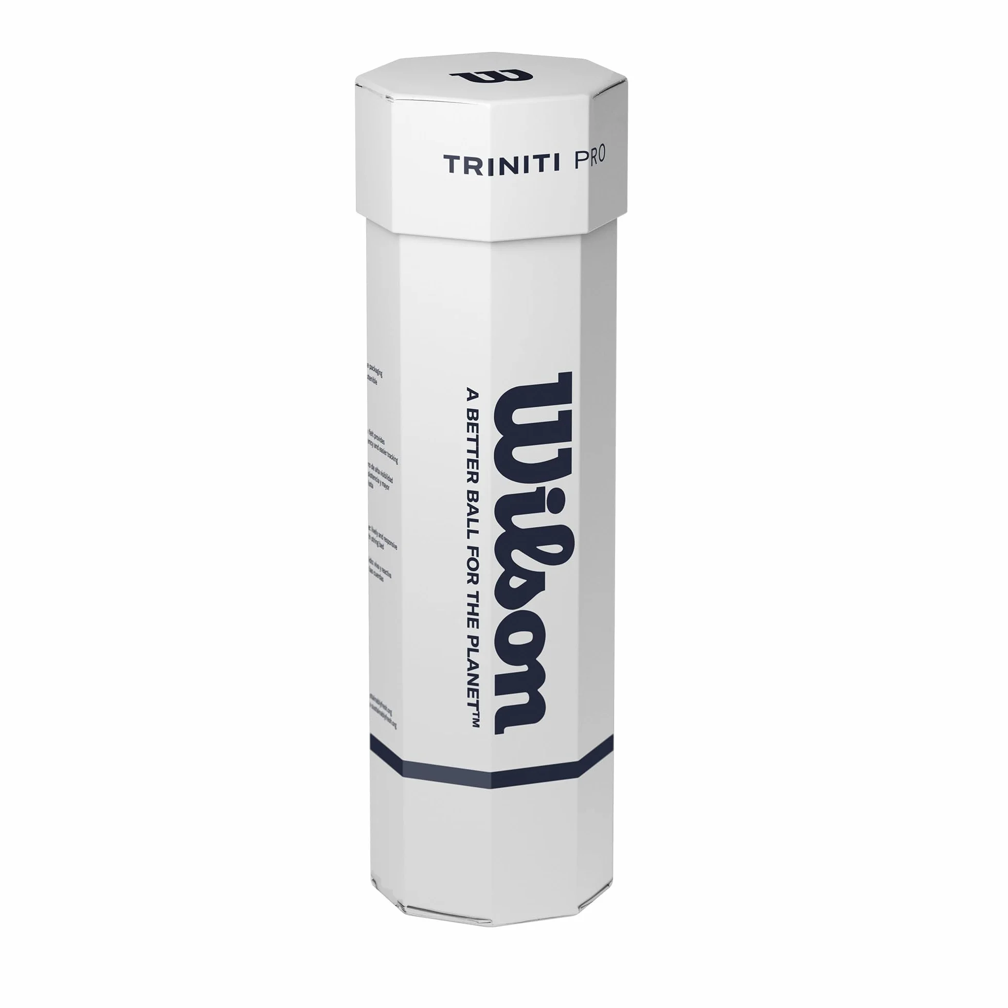 Wilson Triniti Pro Balles de Tennis Jaune 4 Balles